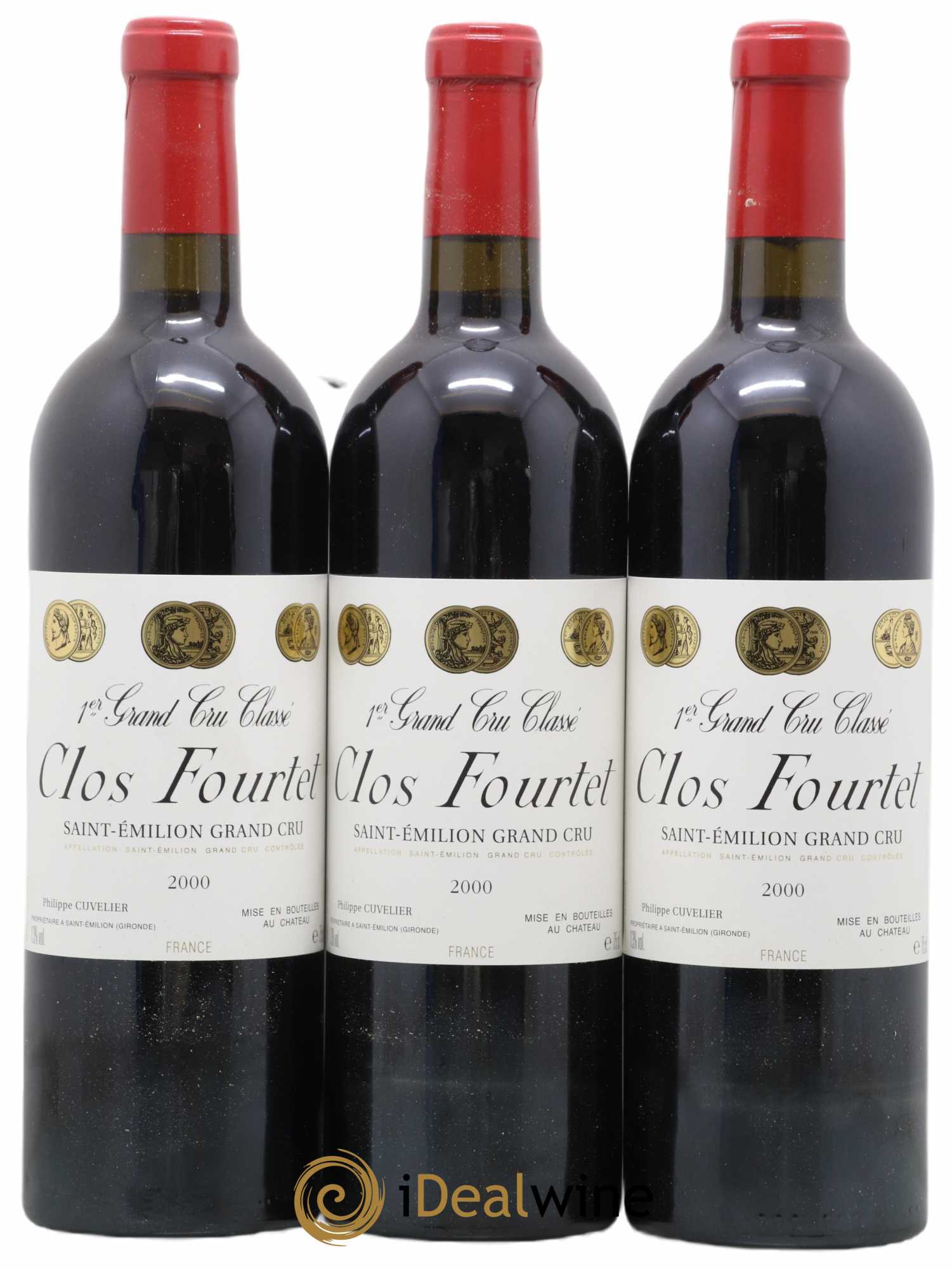 Clos Fourtet 1er Grand Cru Classé B 2000 - Lot de 6 bouteilles - 2