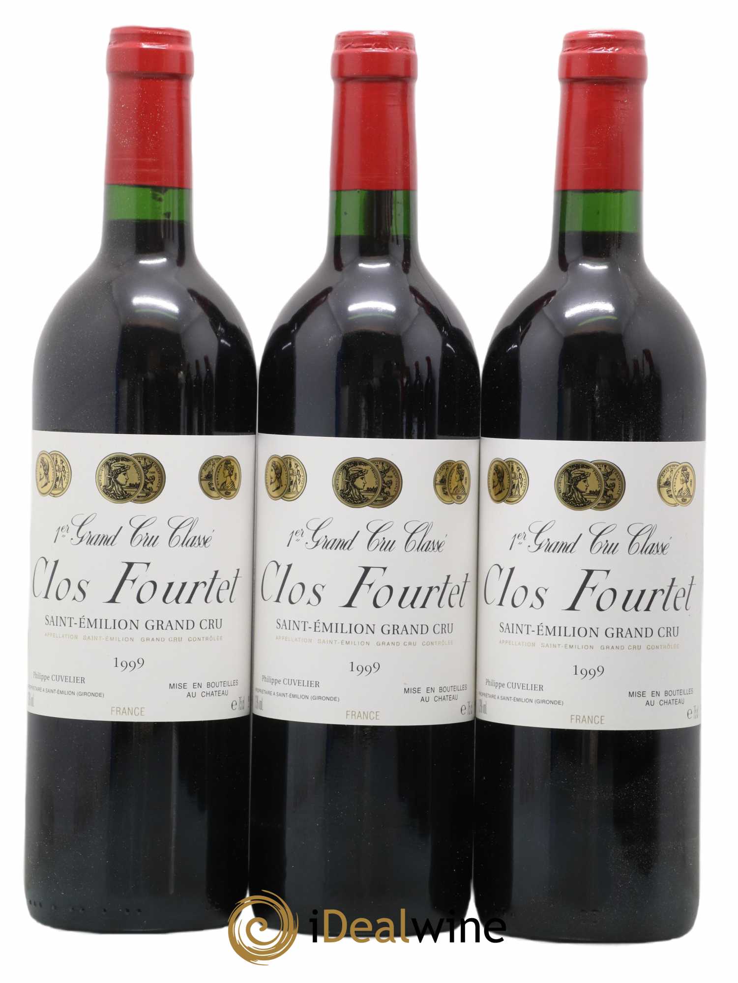 Clos Fourtet 1er Grand Cru Classé B 1999 - Lot de 6 bouteilles - 1