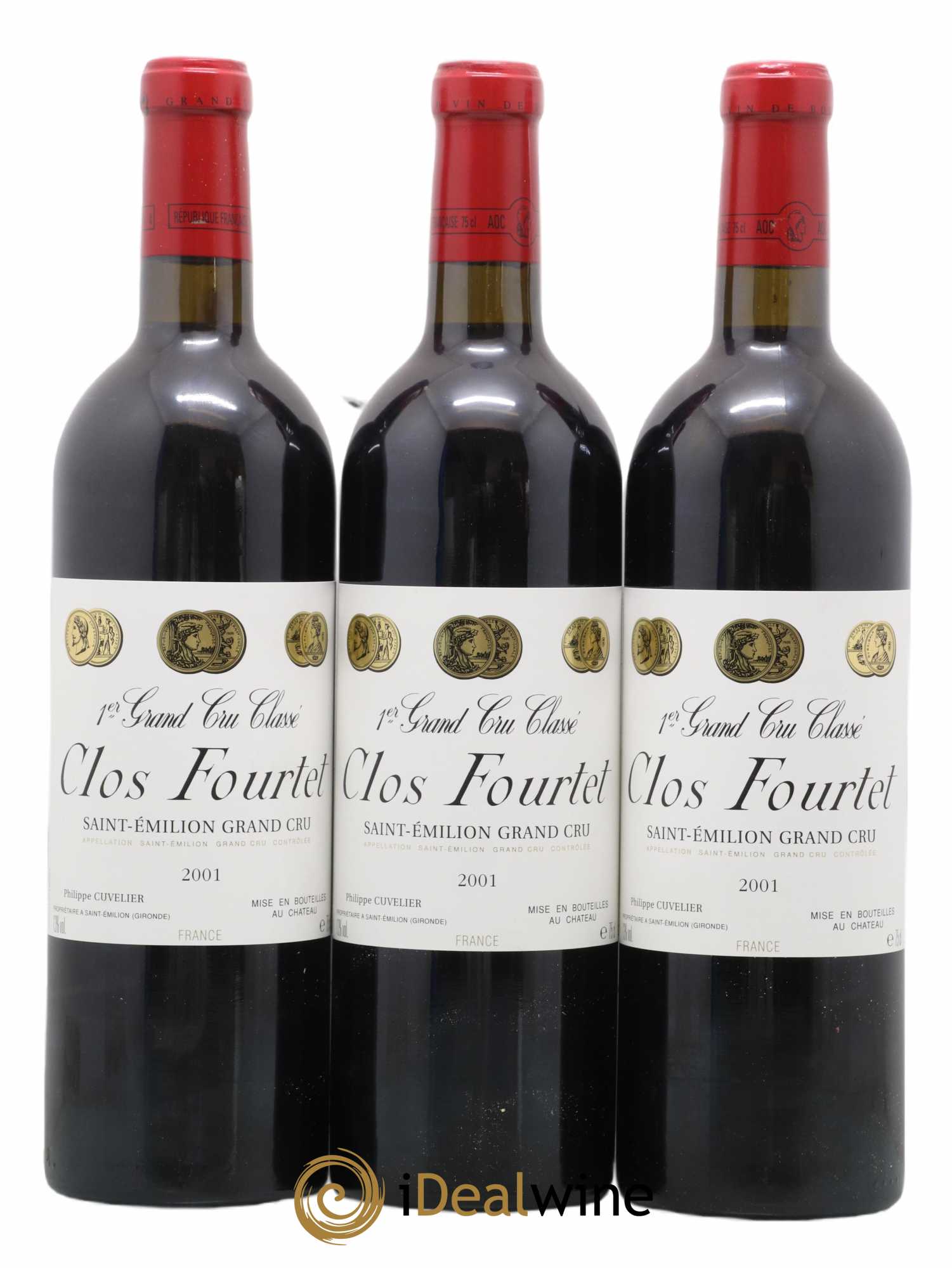 Clos Fourtet 1er Grand Cru Classé B 2001 - Lot de 6 bouteilles - 2