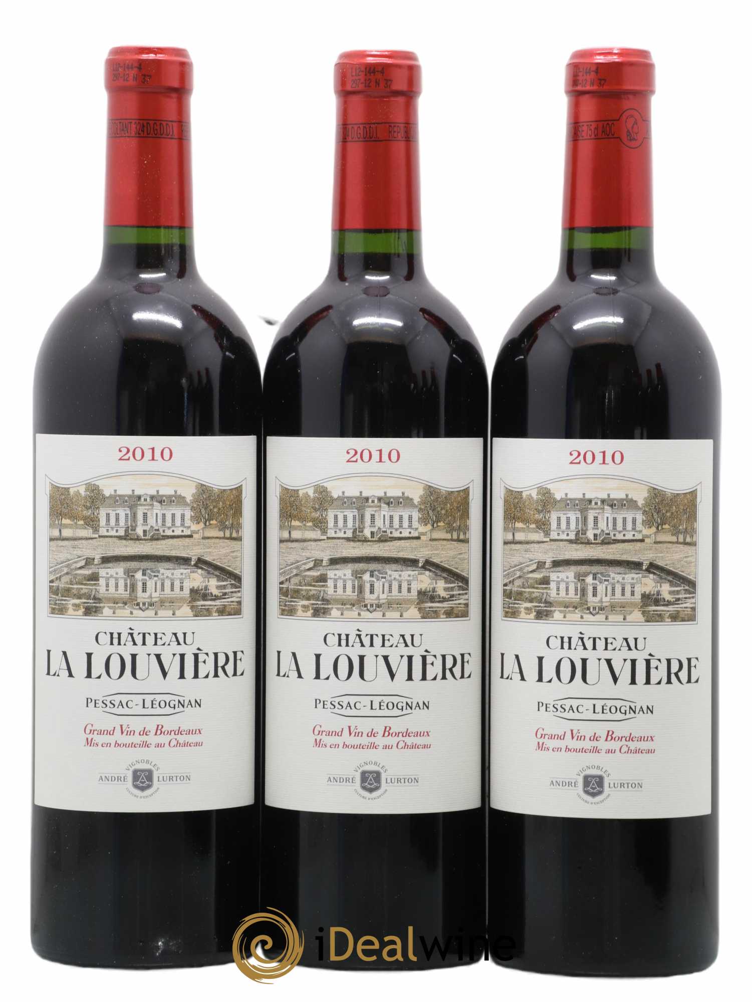 Château la Louvière 2010 - Lot de 6 bouteilles - 1