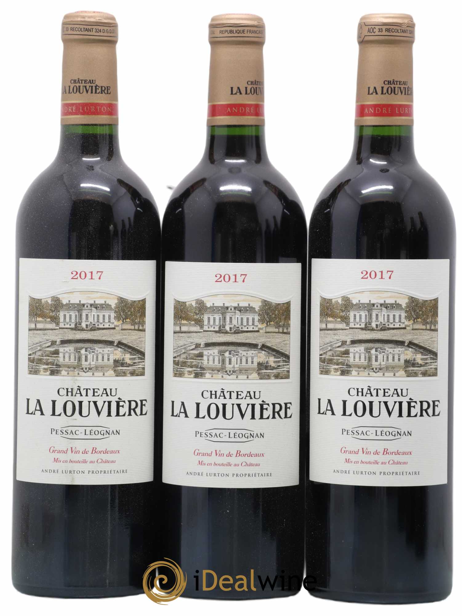 Château la Louvière 2017 - Lot de 6 bouteilles - 1