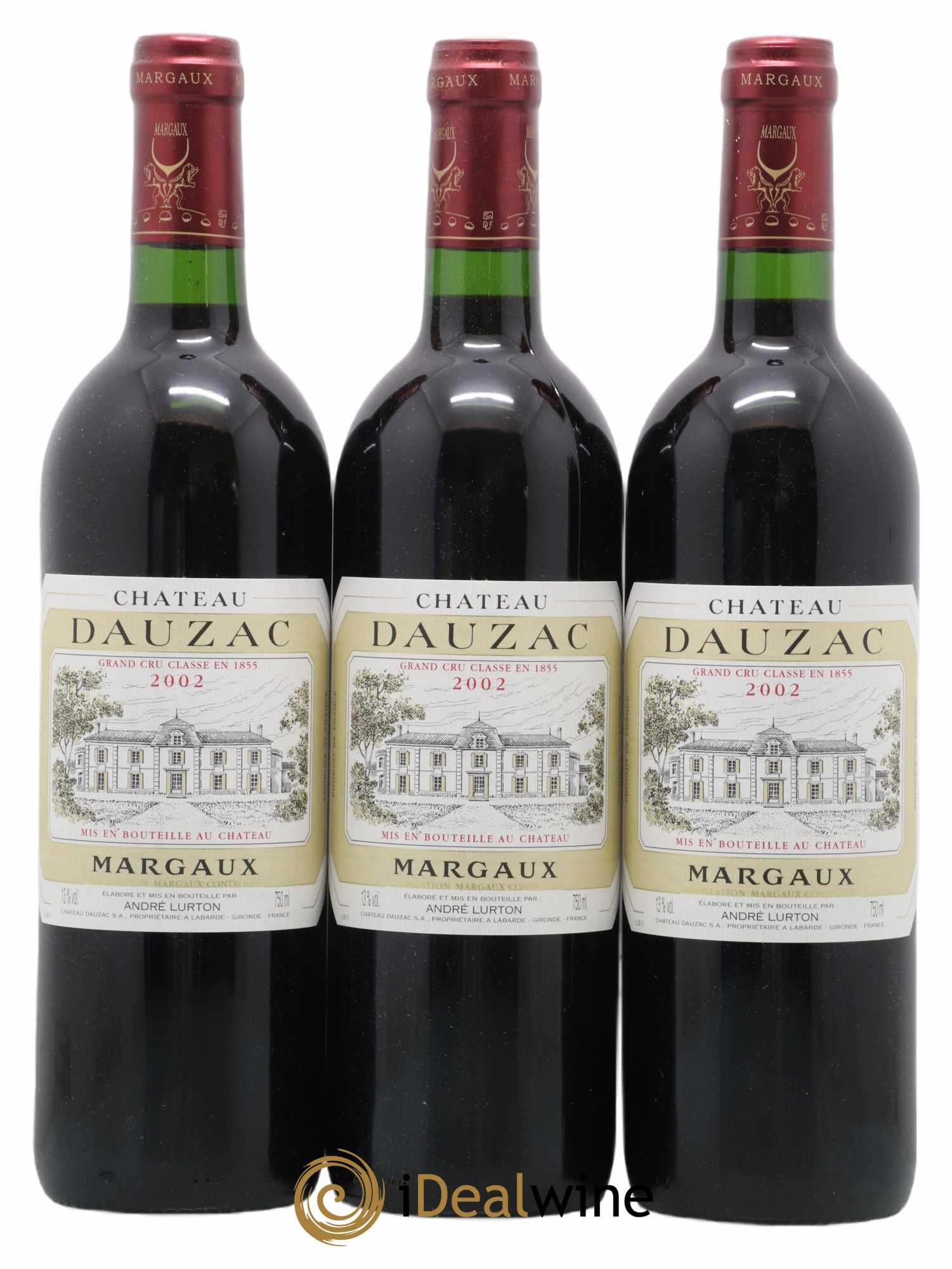 Château Dauzac 5ème Grand Cru Classé 2002 - Lot de 6 bouteilles - 2