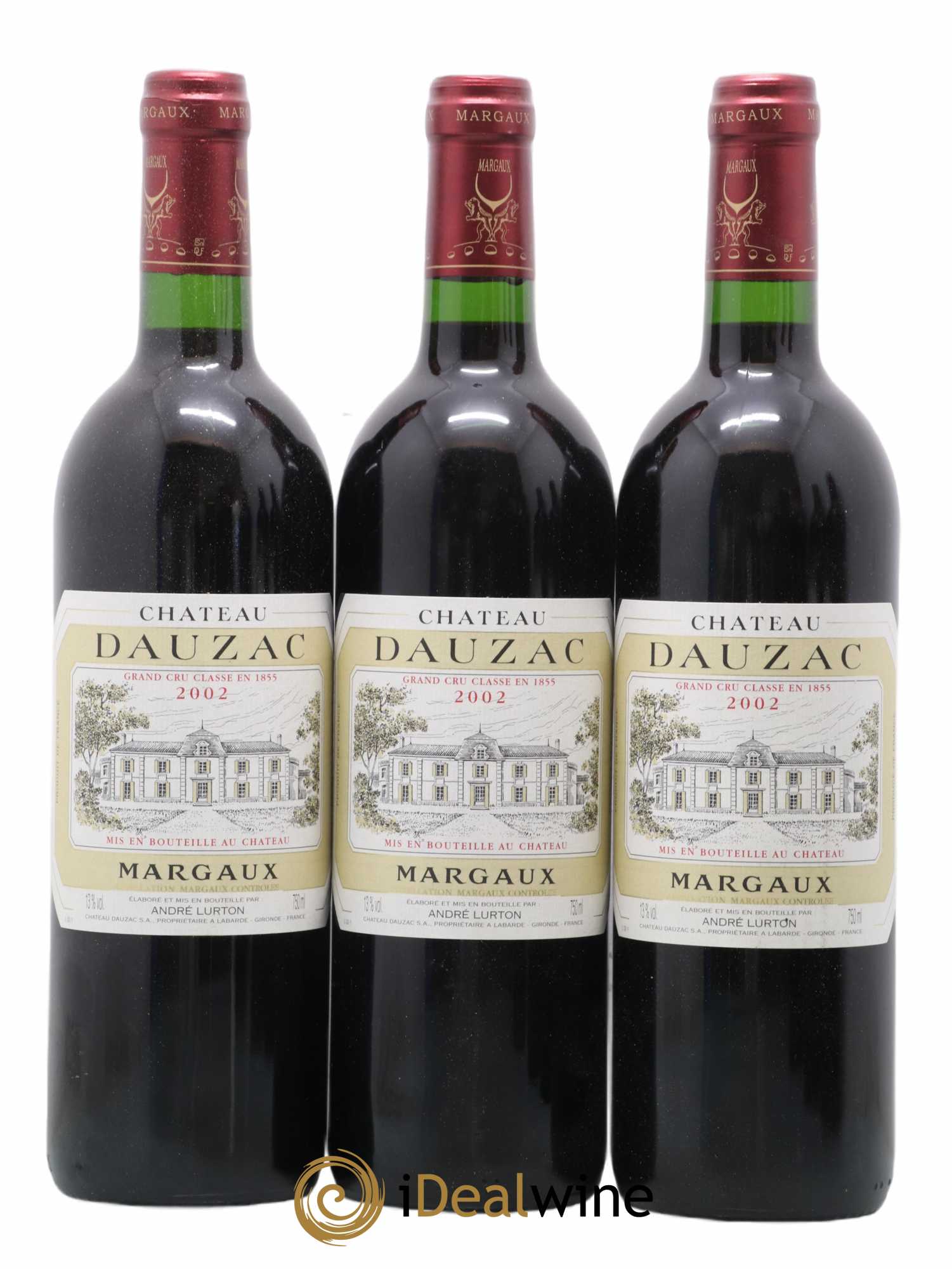 Château Dauzac 5ème Grand Cru Classé 2002 - Lot de 6 bouteilles - 1
