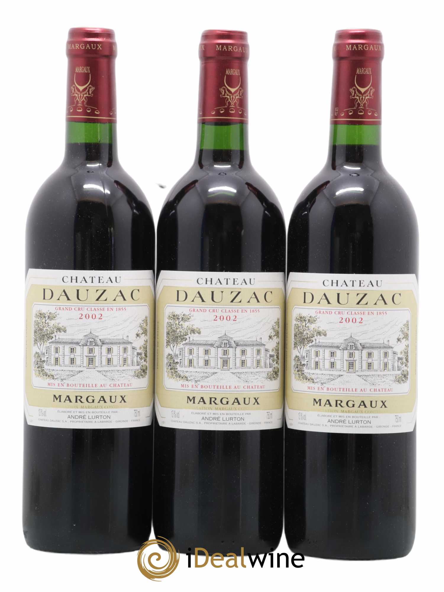 Château Dauzac 5ème Grand Cru Classé 2002 - Lot de 6 bouteilles - 2