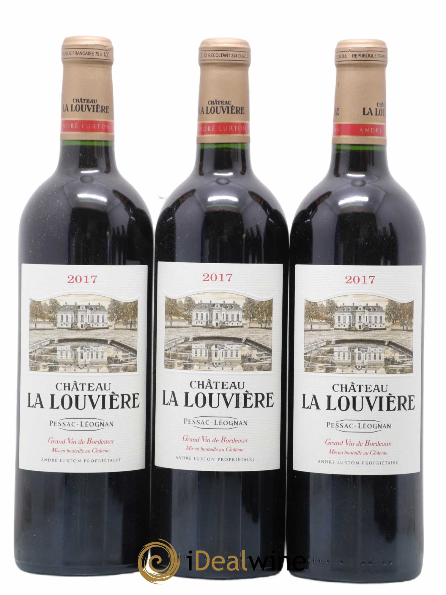Château la Louvière 2017 - Lot de 6 bouteilles - 1