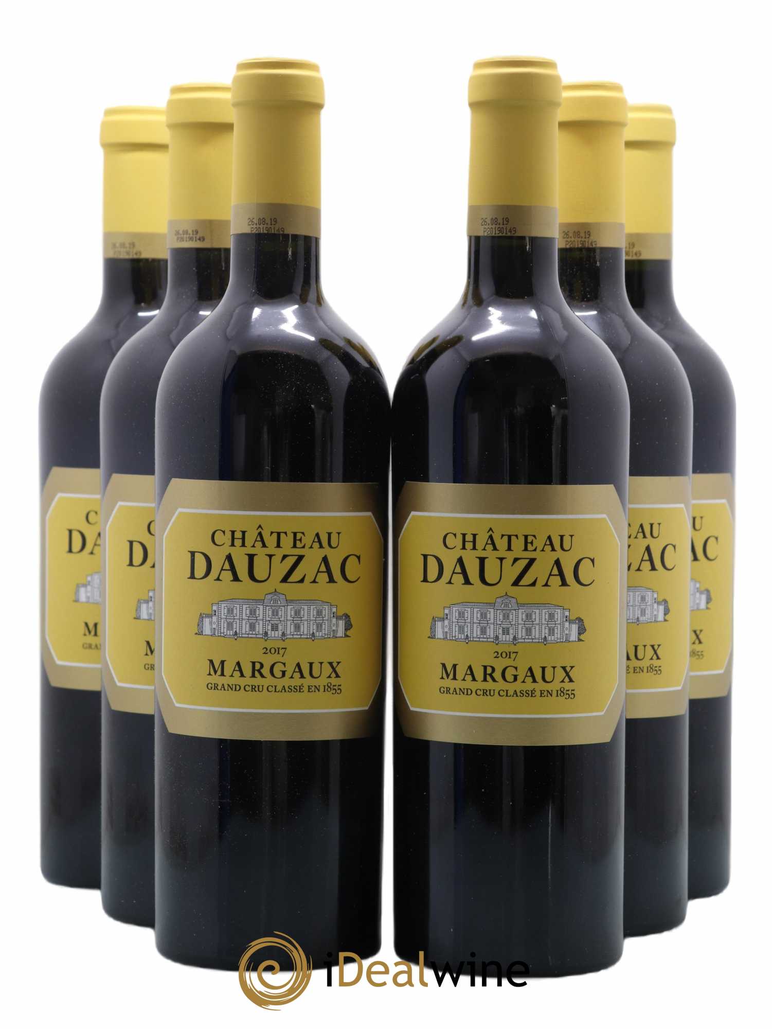 Château Dauzac 5ème Grand Cru Classé 2017 - Lot de 6 bouteilles - 0