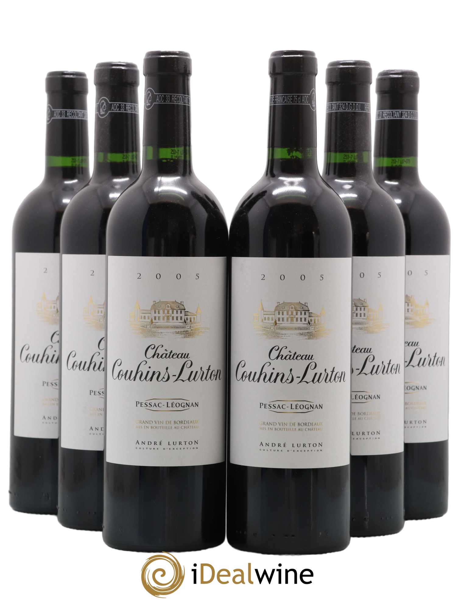 Château Couhins-Lurton 2005 - Lot de 6 bouteilles - 0
