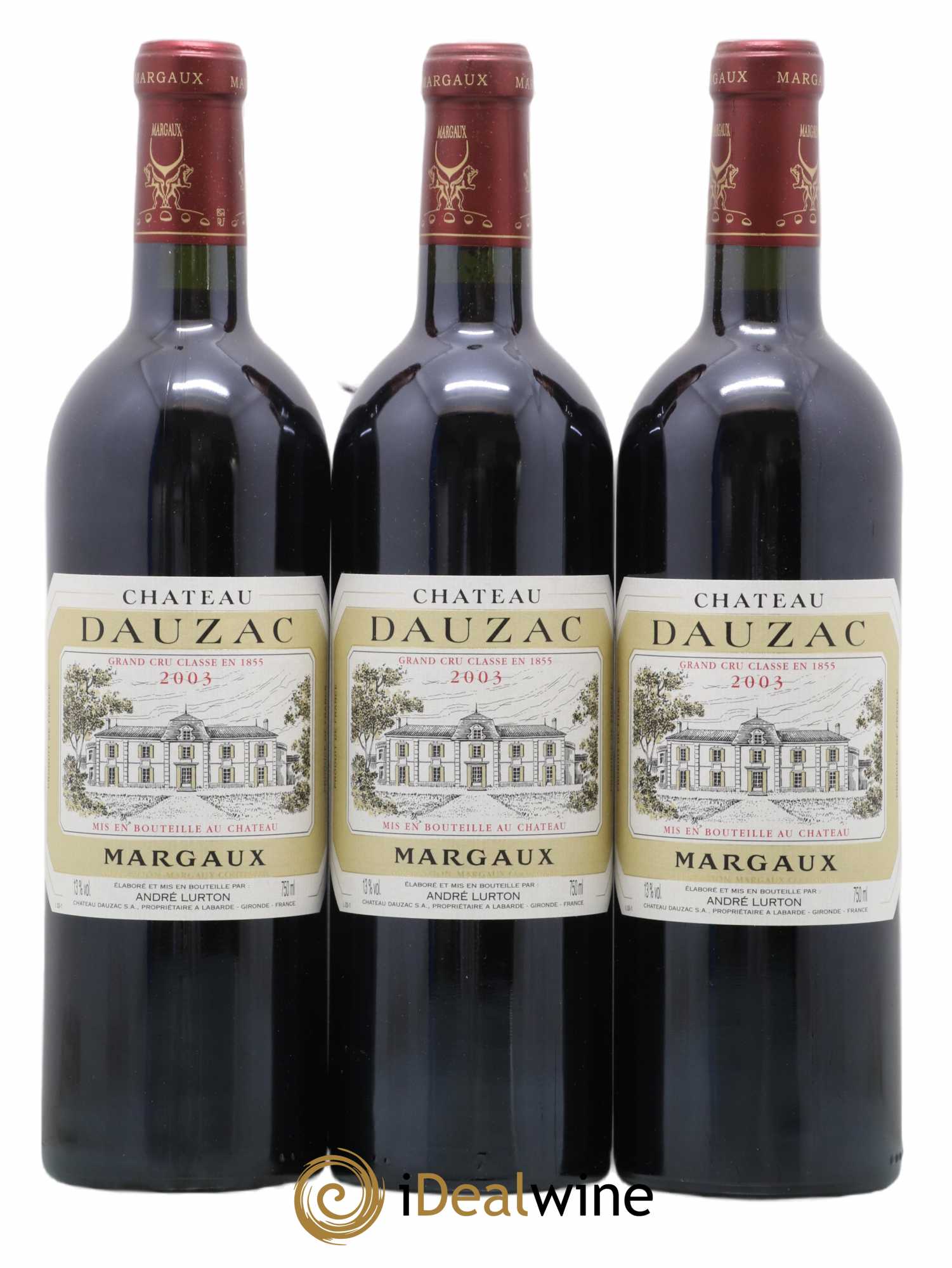 Château Dauzac 5ème Grand Cru Classé 2003 - Lot de 6 bouteilles - 2