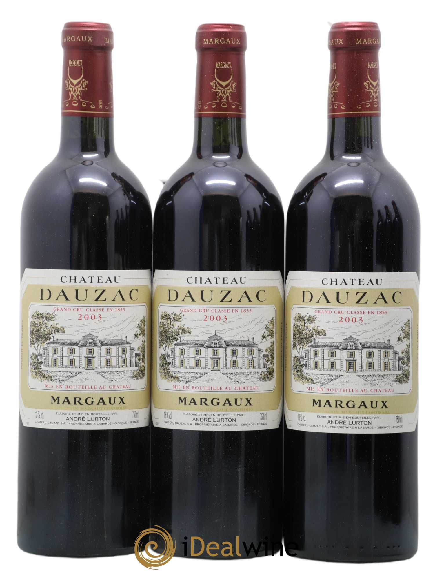 Château Dauzac 5ème Grand Cru Classé 2003 - Lot de 6 bouteilles - 1