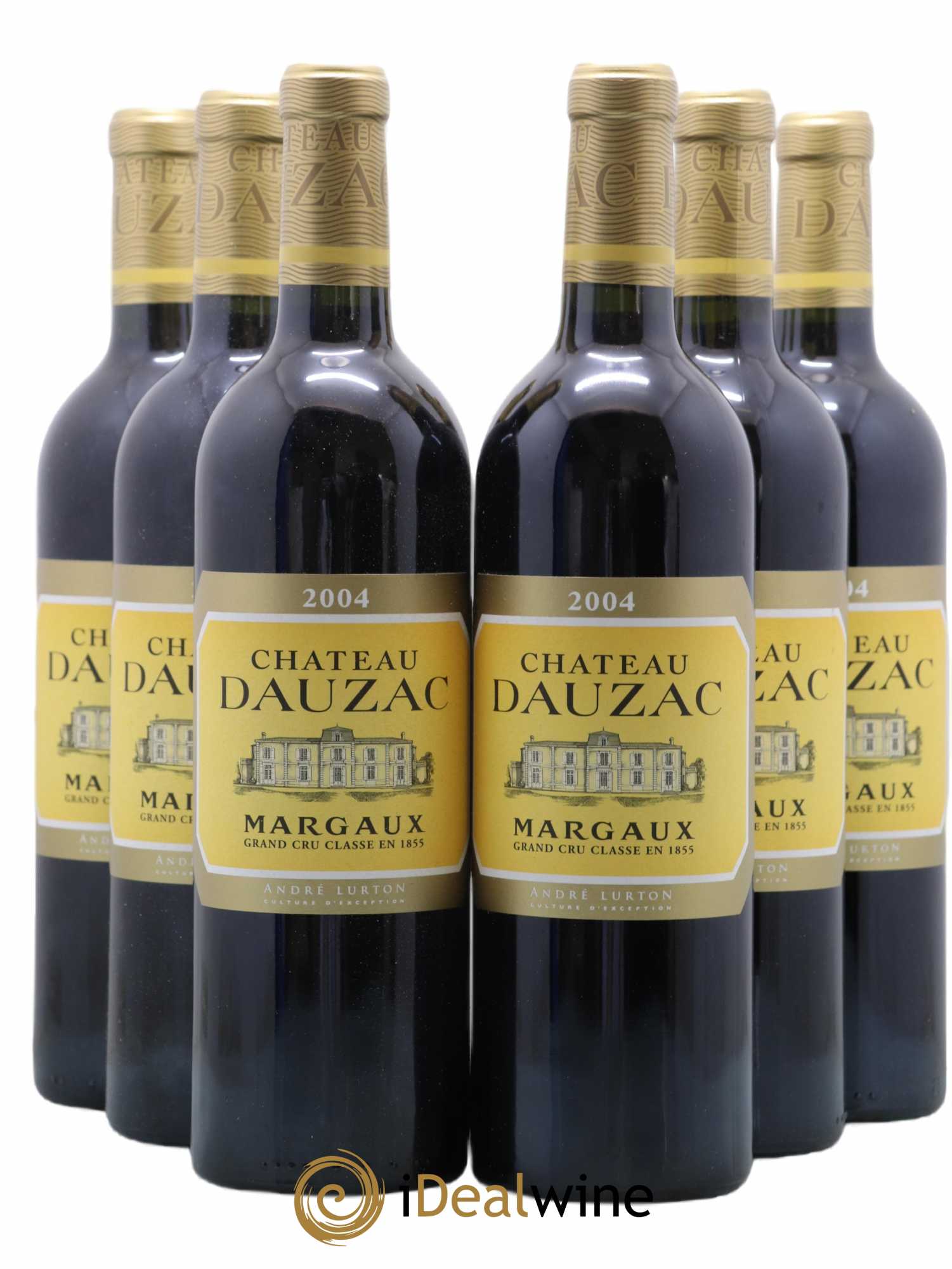 Château Dauzac 5ème Grand Cru Classé 2004 - Lot de 6 bouteilles - 0