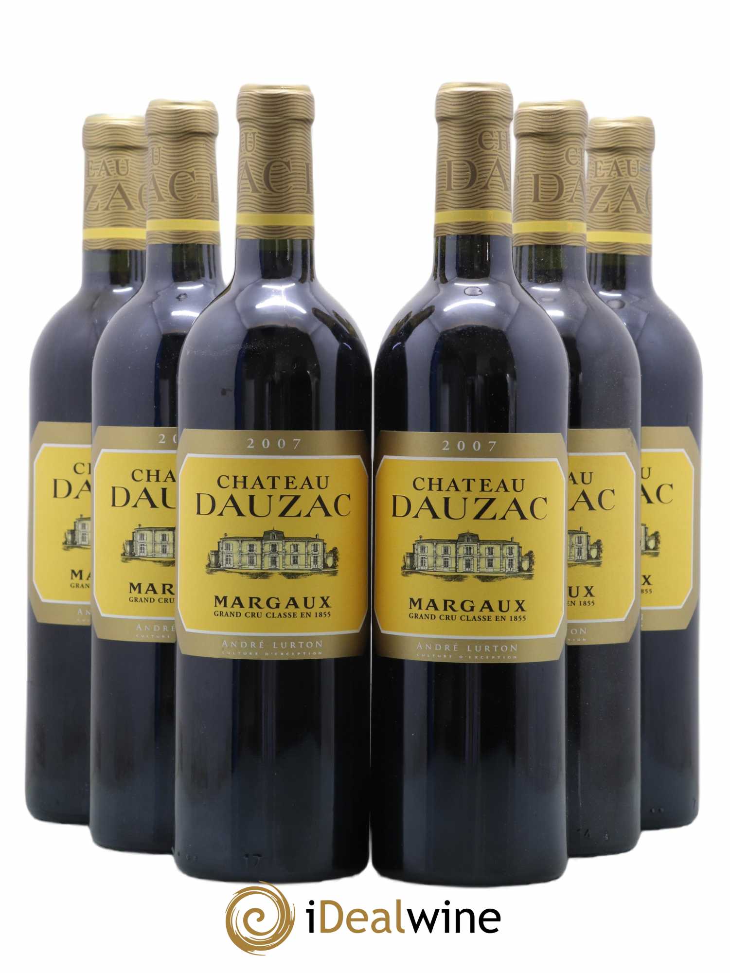 Château Dauzac 5ème Grand Cru Classé 2007 - Lot de 6 bouteilles - 0