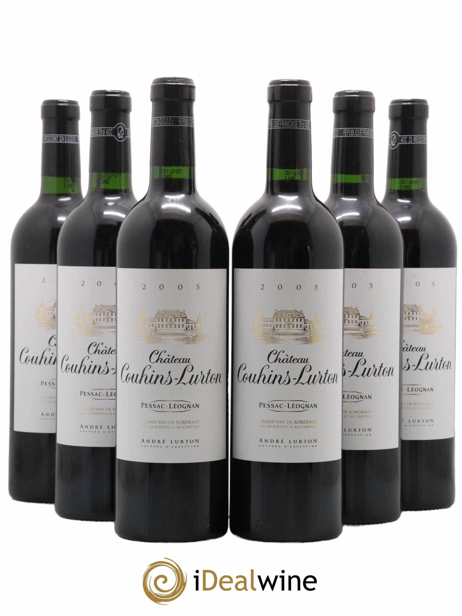 Château Couhins-Lurton 2005 - Lot de 6 bouteilles - 0