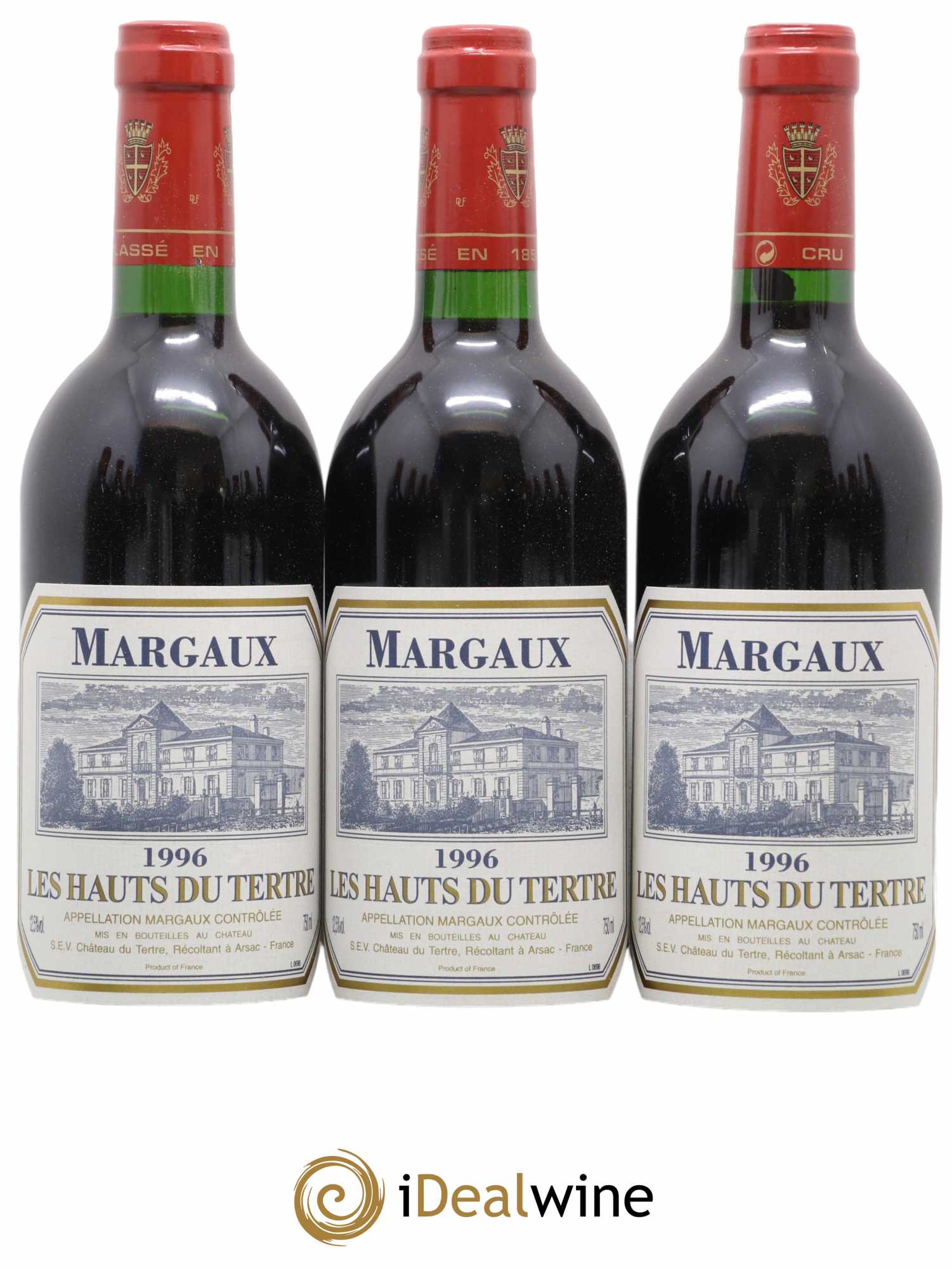 Les Hauts du Tertre 1996 - Lot de 12 bouteilles - 1