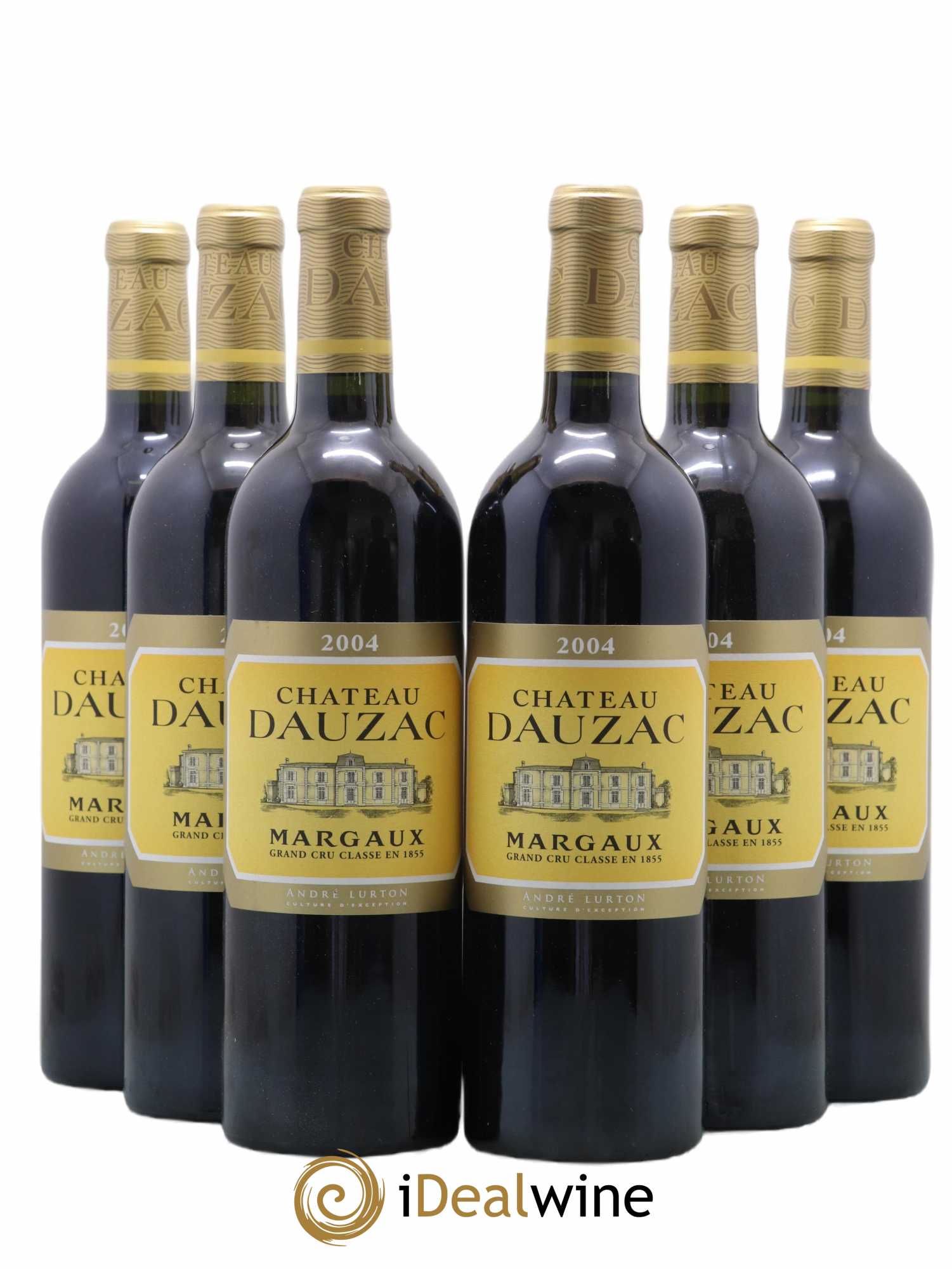 Château Dauzac 5ème Grand Cru Classé 2004 - Lot de 6 bouteilles - 0