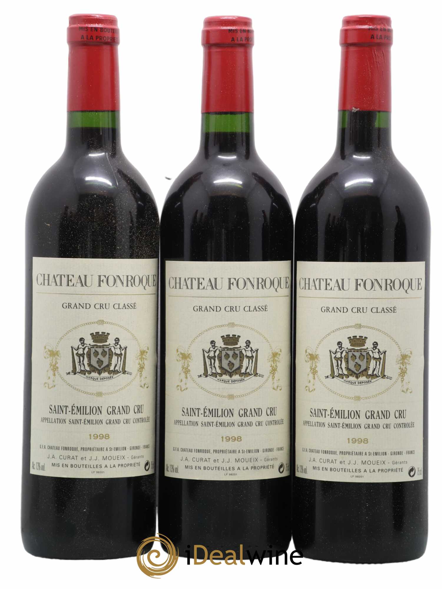 Château Fonroque Grand Cru Classé 1998 - Lot de 12 bouteilles - 2