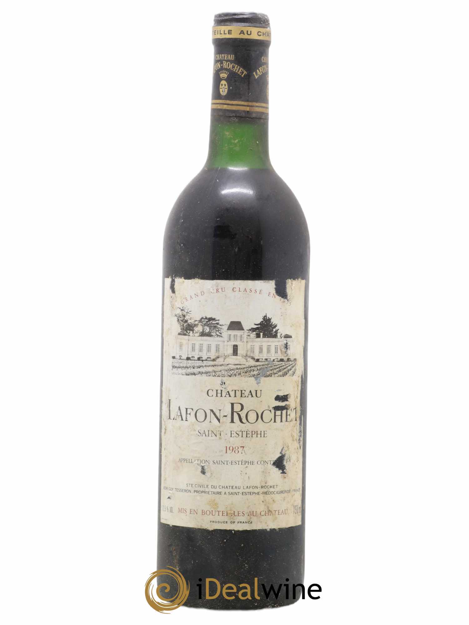Château Lafon Rochet 4ème Grand Cru Classé 1987 - Lot de 1 bouteille - 0