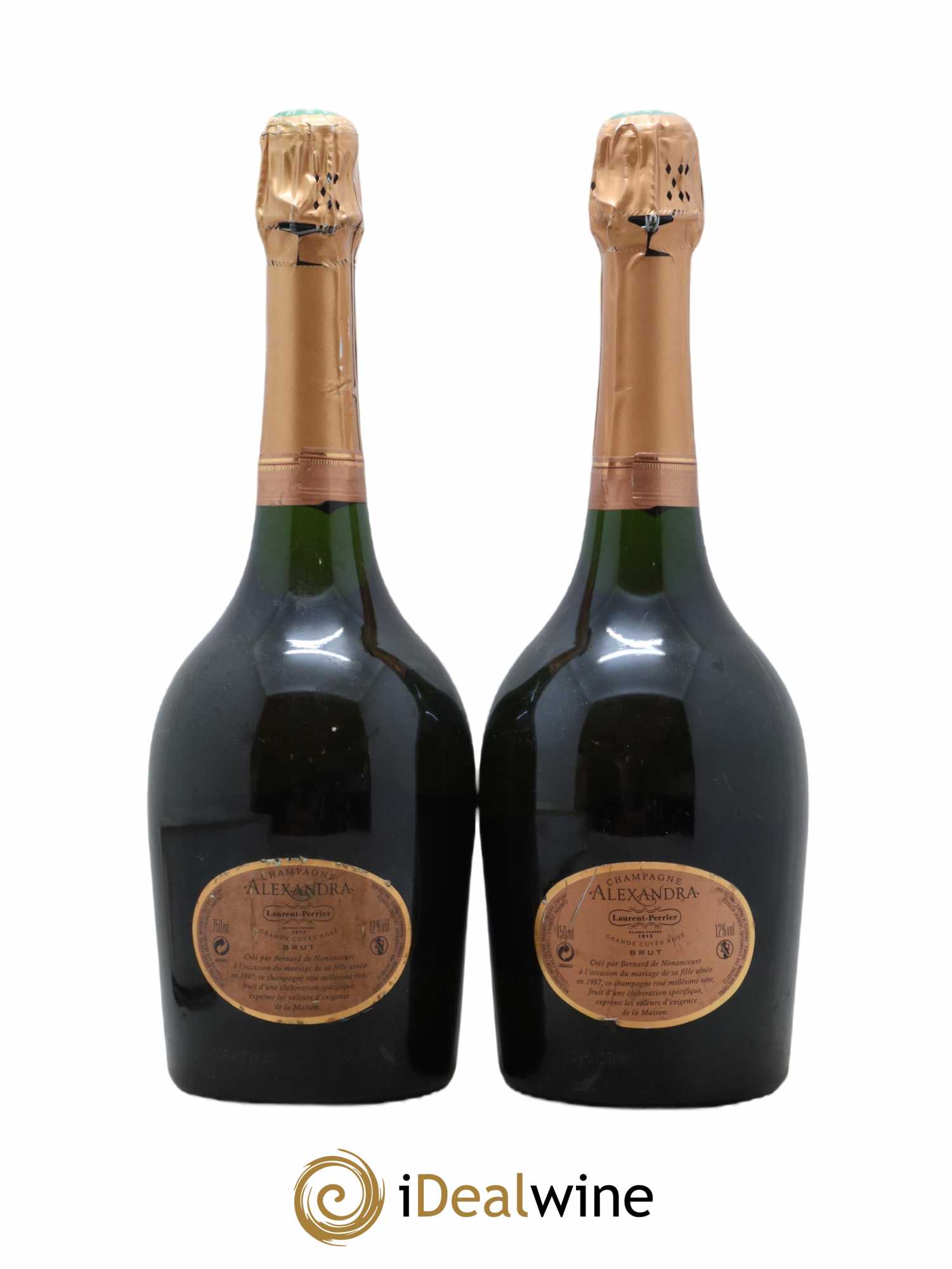 Cuvée Alexandra Laurent Perrier 2004 - Lot de 2 bouteilles - 1