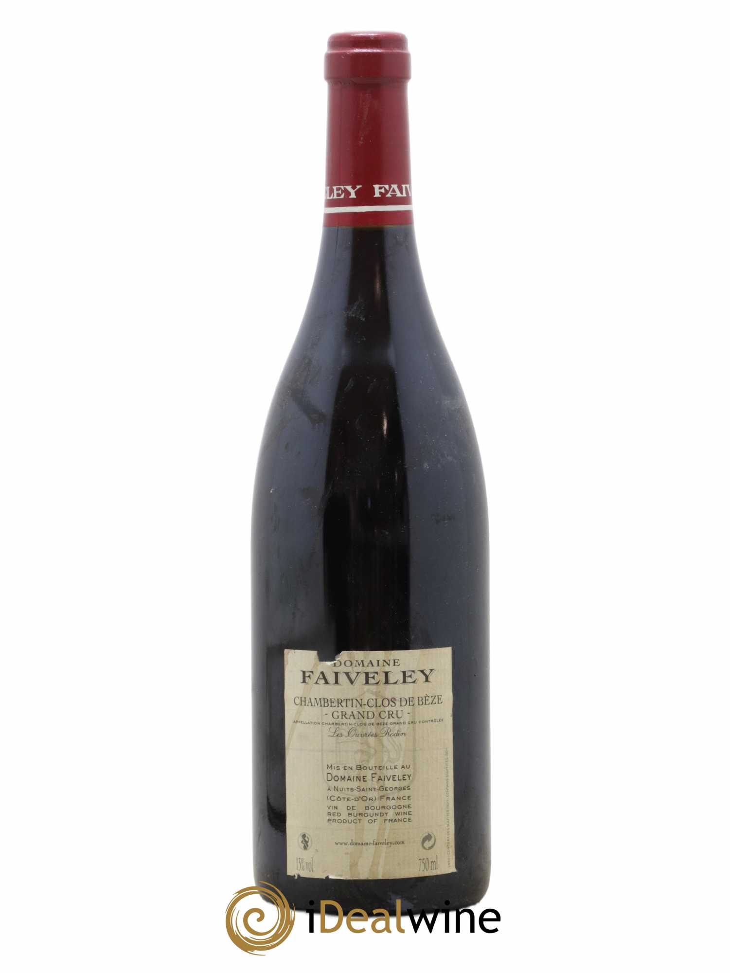 Chambertin Clos de Bèze Grand Cru Les Ouvrées Rodin Faiveley 2011 - Lot of 1 bottle - 1