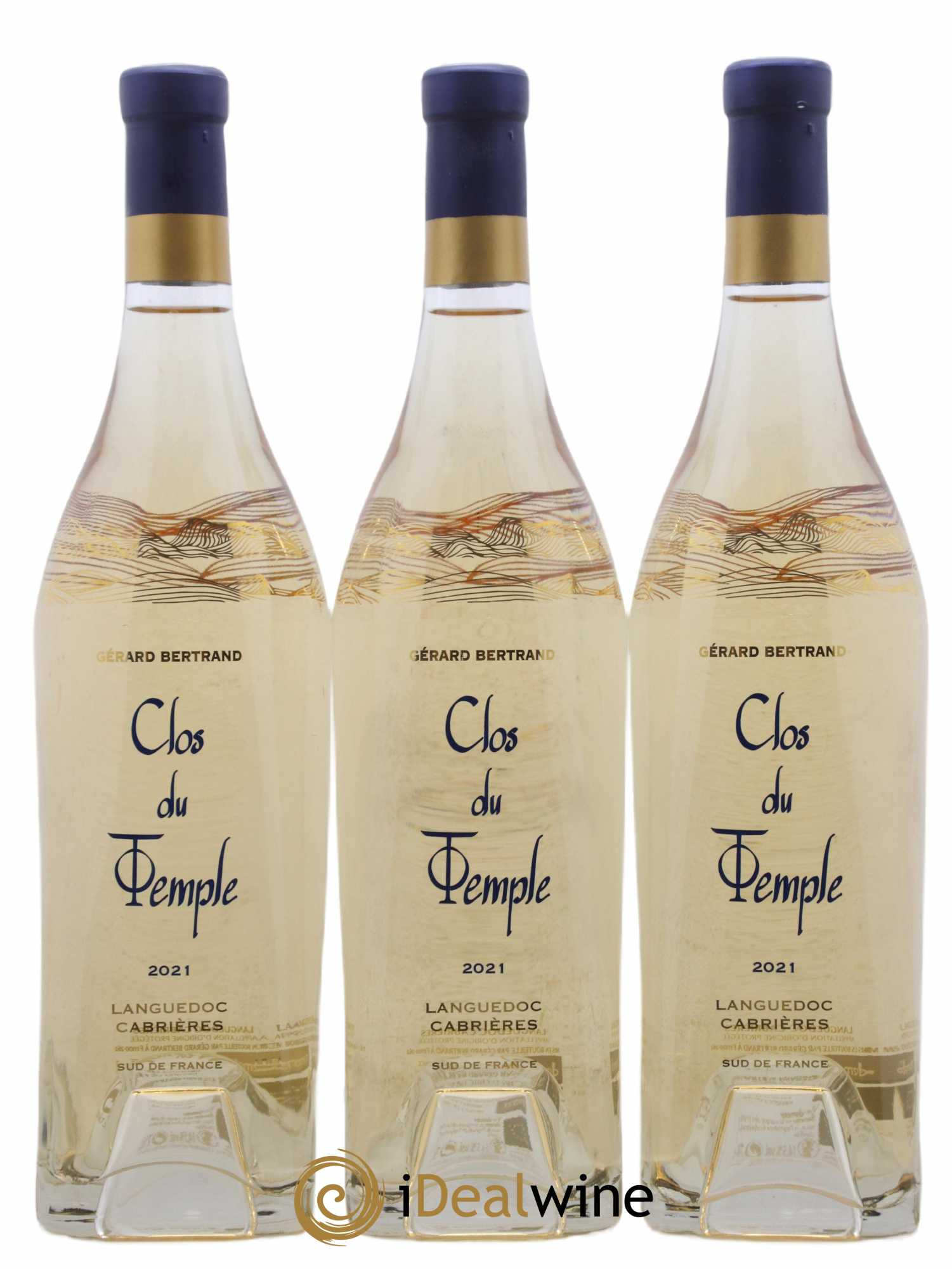 Coteaux du Languedoc Clos du temple Gérard Bertrand 2021 - Lot of 3 bottles - 0
