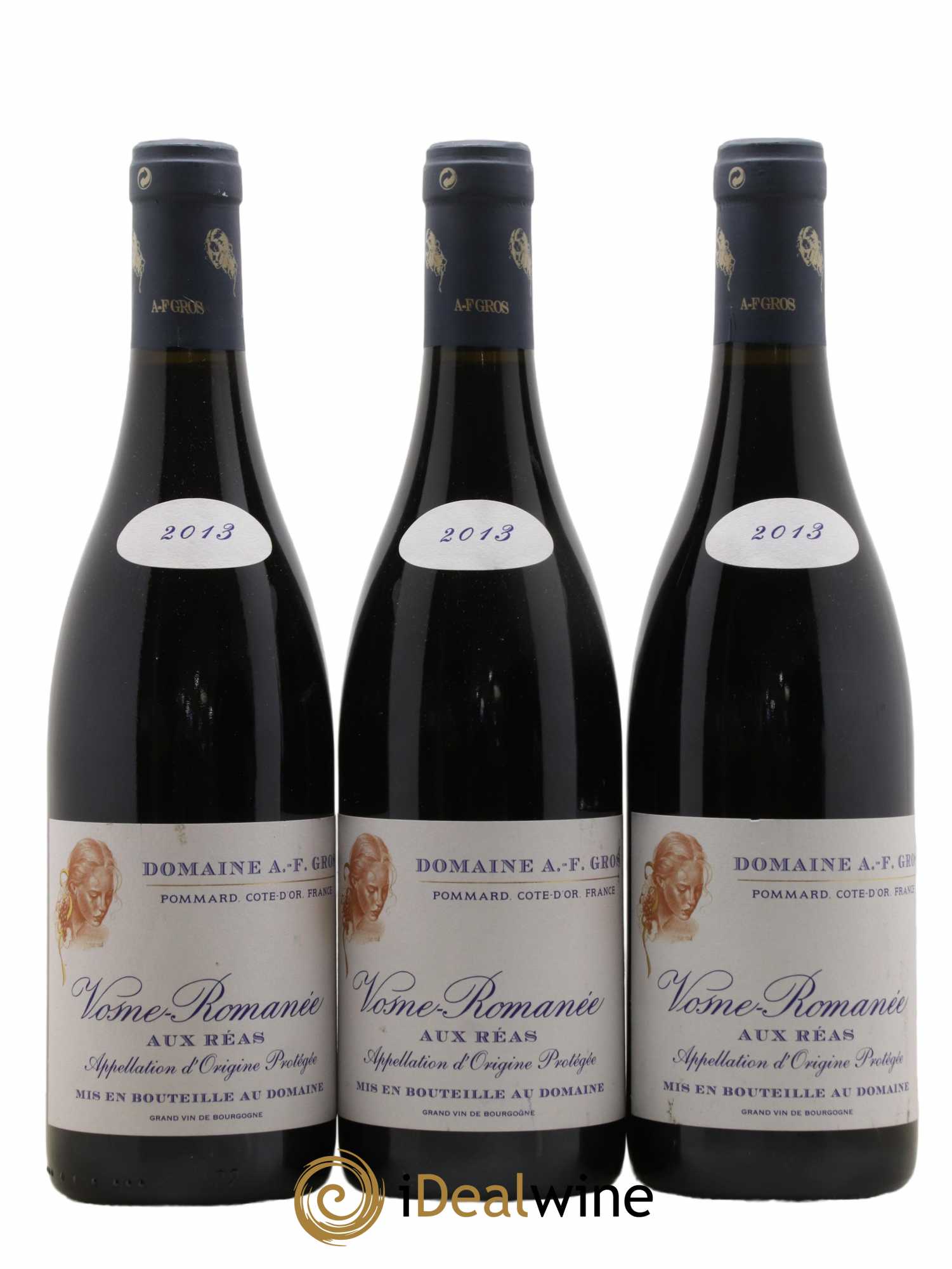 Vosne-Romanée Aux Reas A.-F. Gros 2013 - Lot de 3 bouteilles - 0