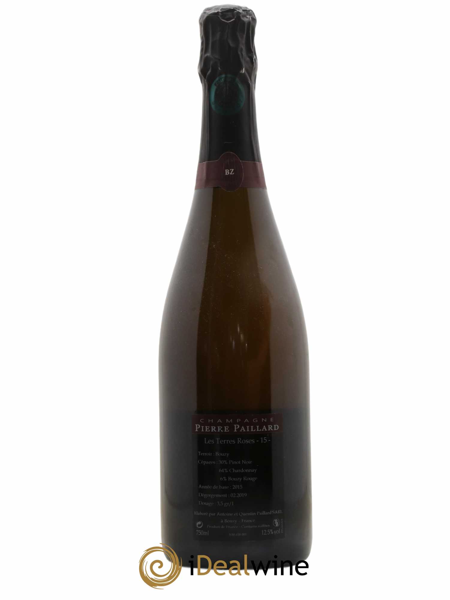 Les Terres Roses Grand Cru Extra-Brut Pierre Paillard - Lot de 1 bouteille - 1