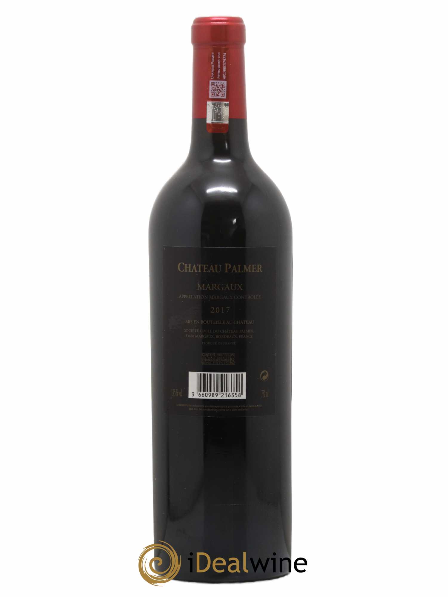 Château Palmer 3ème Grand Cru Classé 2017 - Lot de 1 bouteille - 1