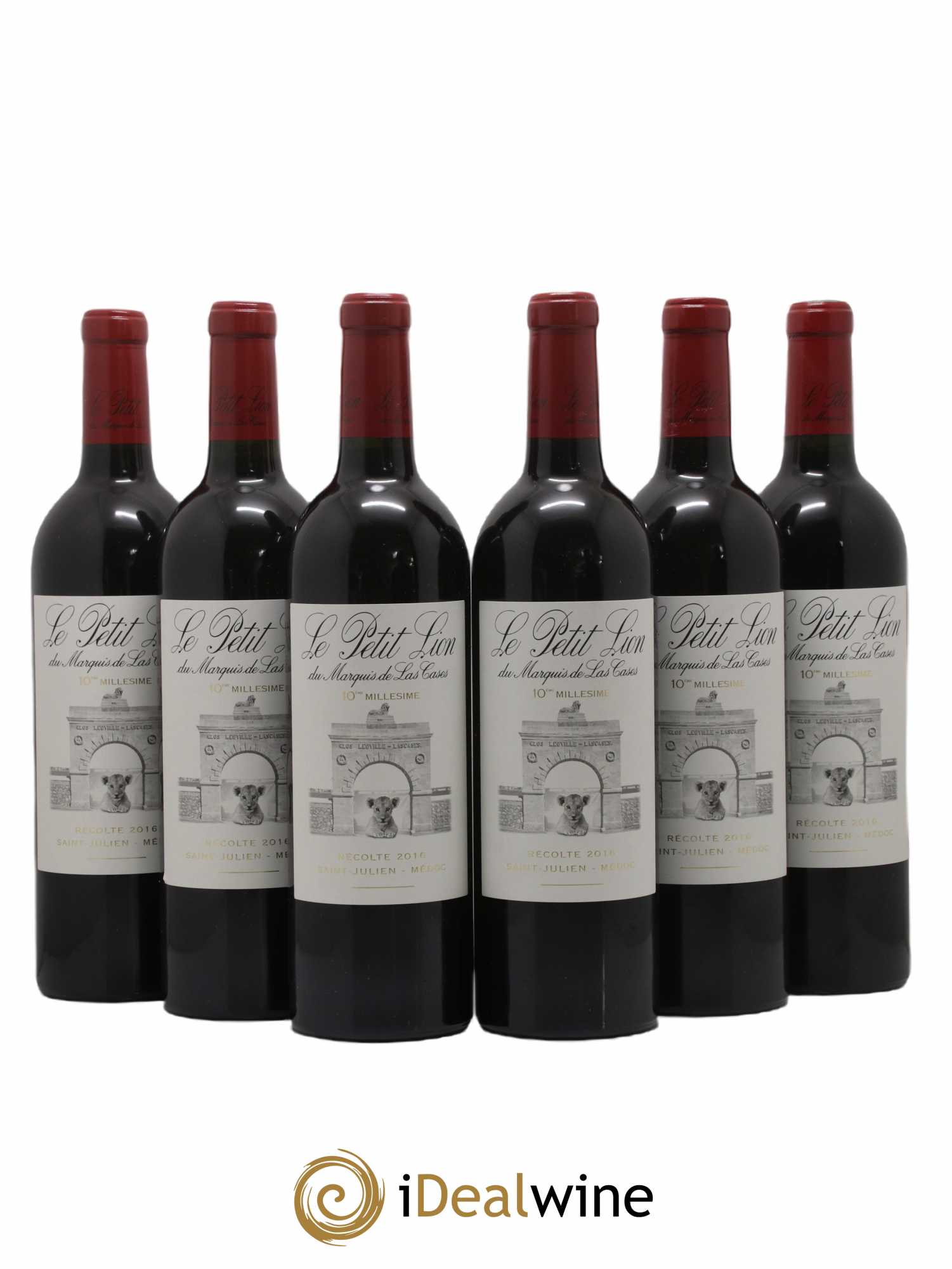 Le Petit Lion du Marquis de Las Cases Second Vin 2016 - Lot de 6 bouteilles - 0