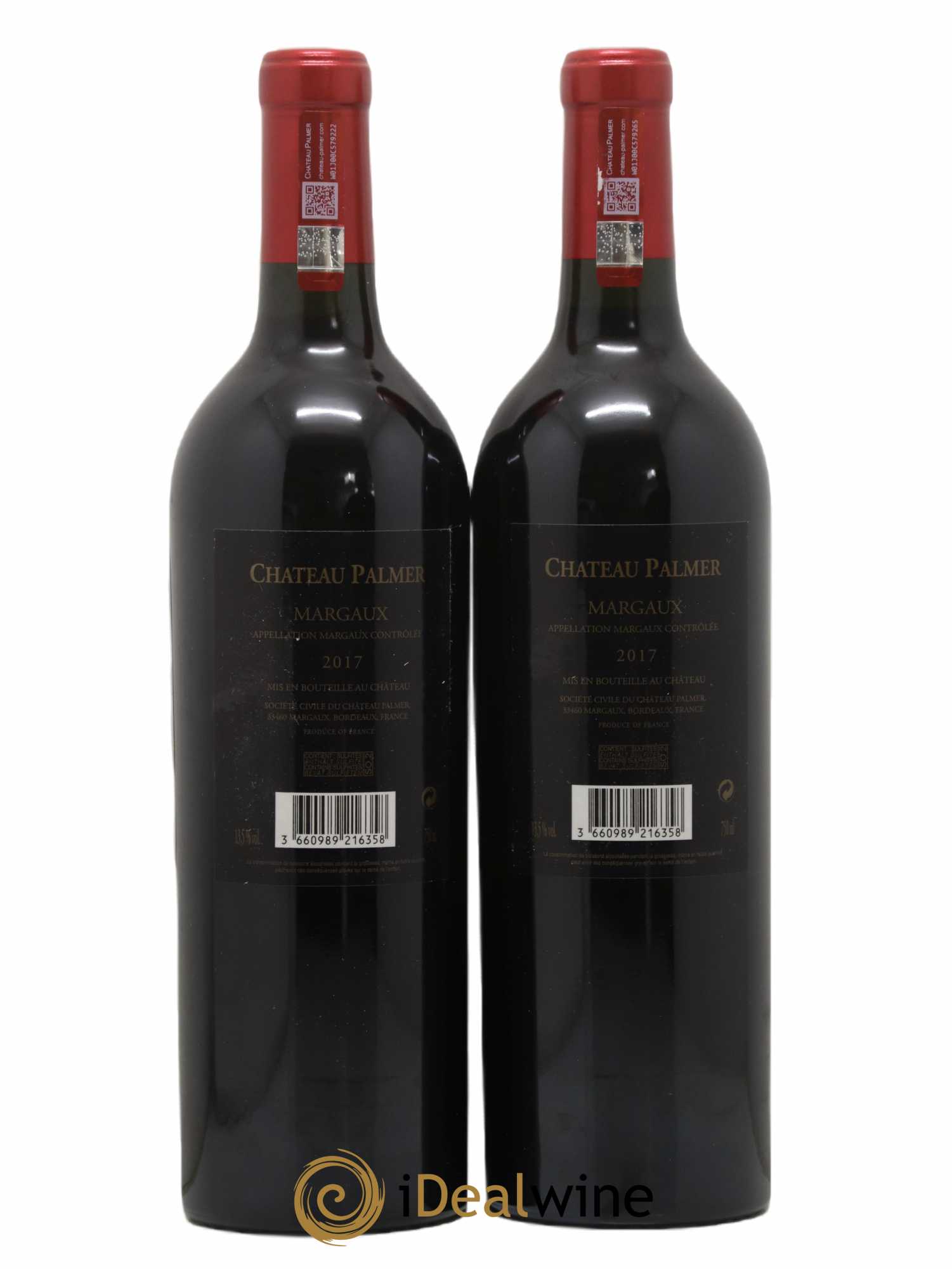 Château Palmer 3ème Grand Cru Classé 2017 - Lot de 2 bouteilles - 1