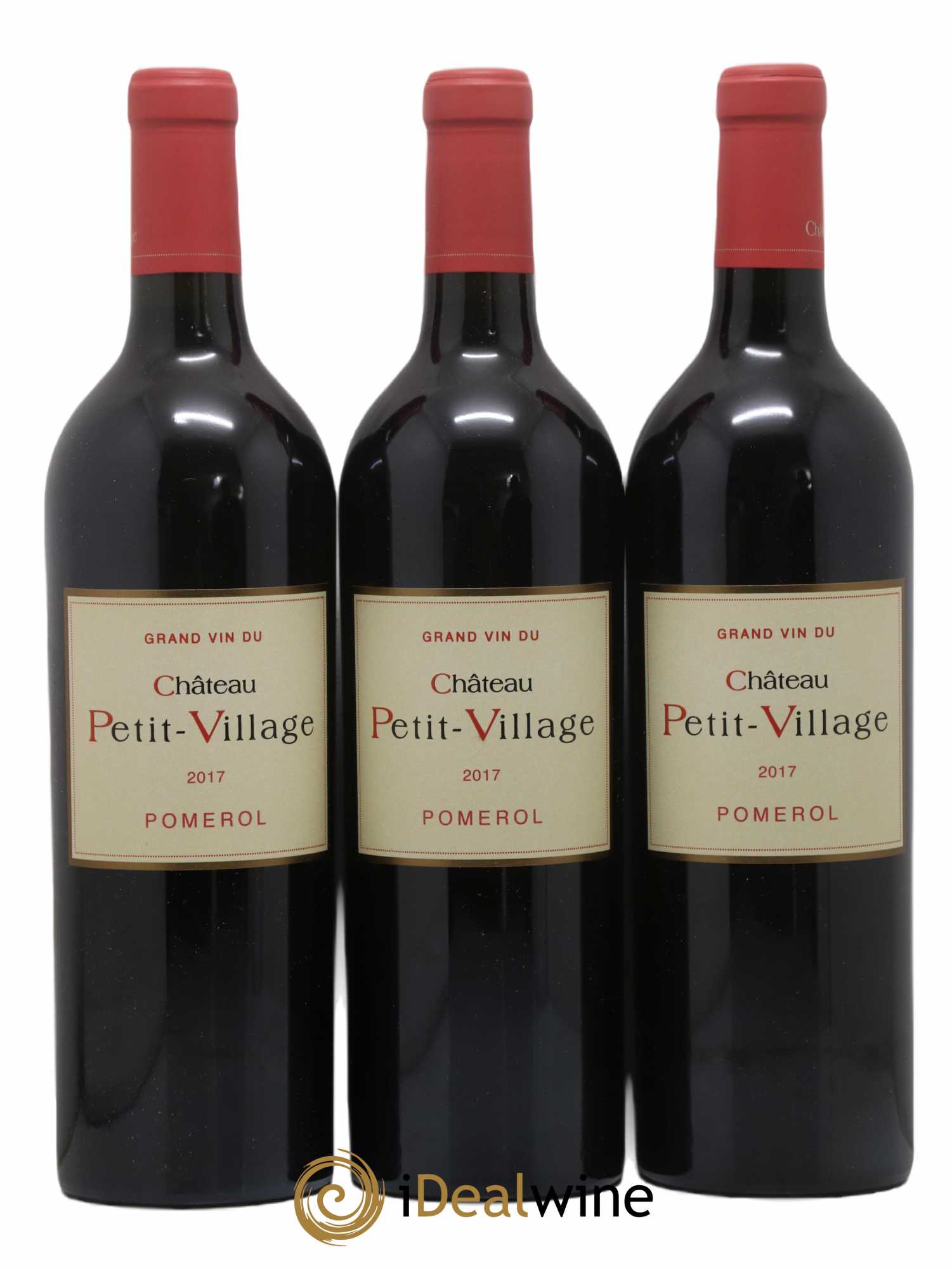 Château Petit Village 2017 - Lot de 3 bouteilles - 0