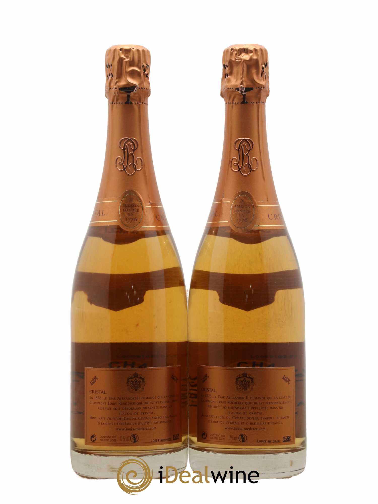 Cristal Louis Roederer Brut 2004 - Lot de 2 bouteilles - 1