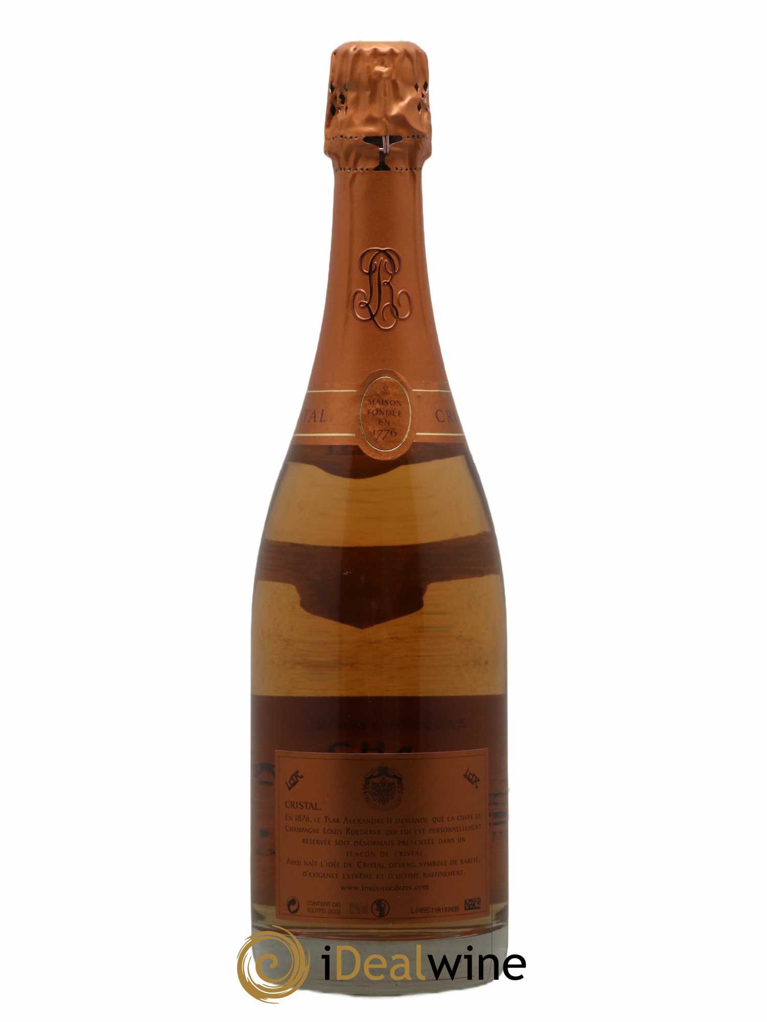 Cristal Louis Roederer Brut  2005 - Lot de 1 bouteille - 1