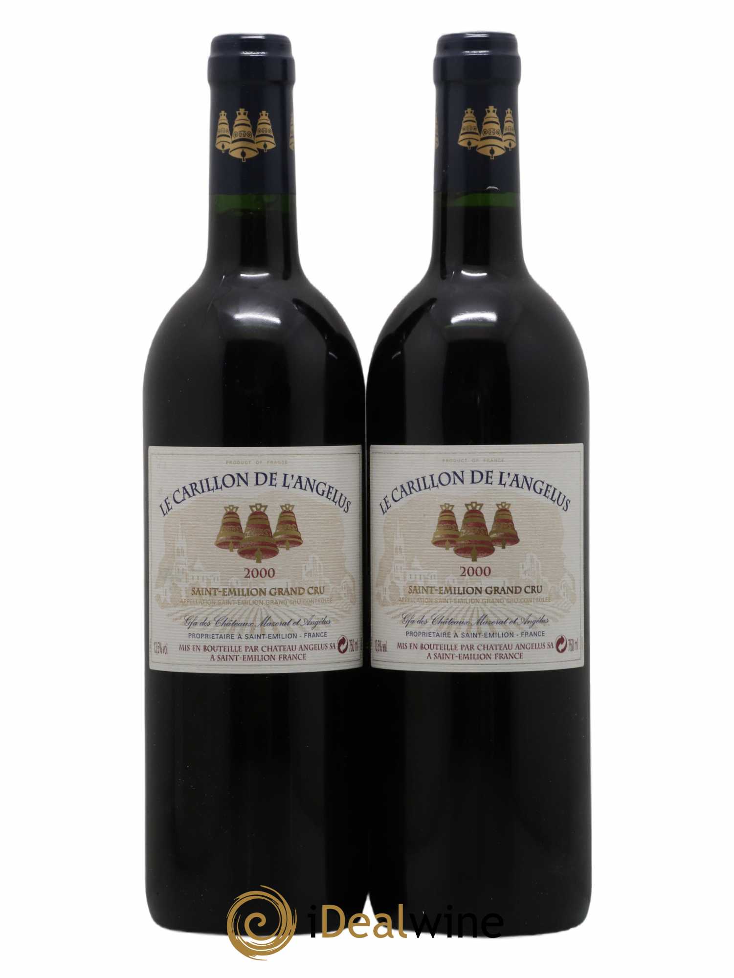 Le Carillon de l'Angélus Second Vin 2000 - Lot de 2 bouteilles - 0