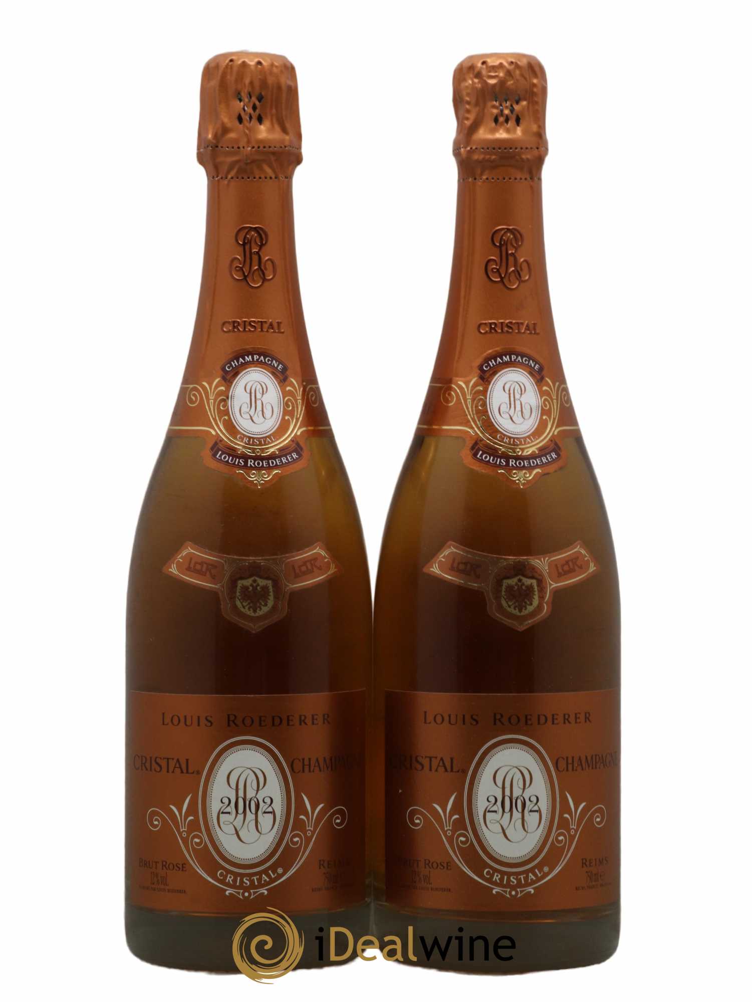 Cristal Louis Roederer Brut 2002 - Lot de 2 bouteilles - 0