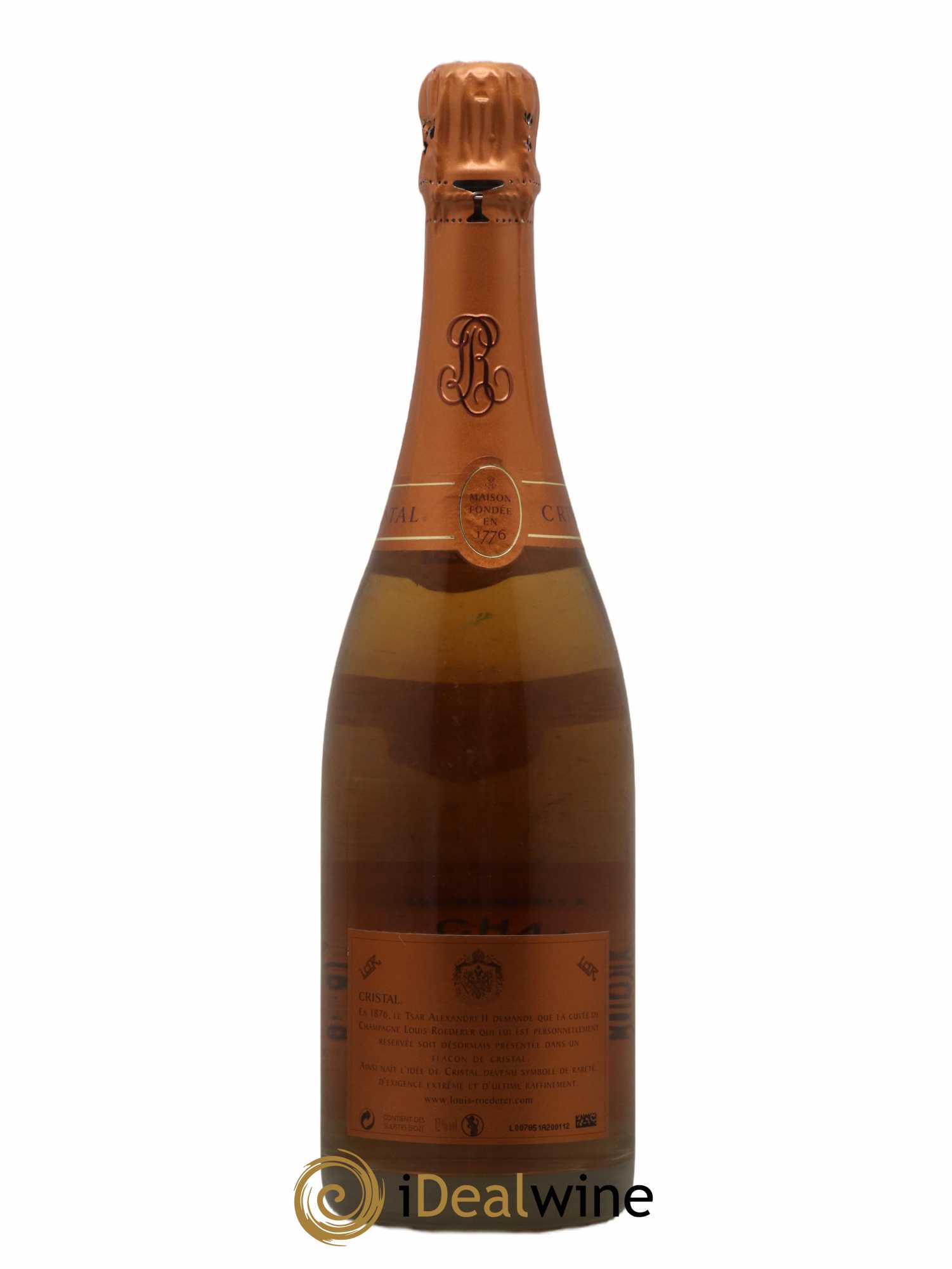 Cristal Louis Roederer Brut 2002 - Lot of 1 bottle - 1