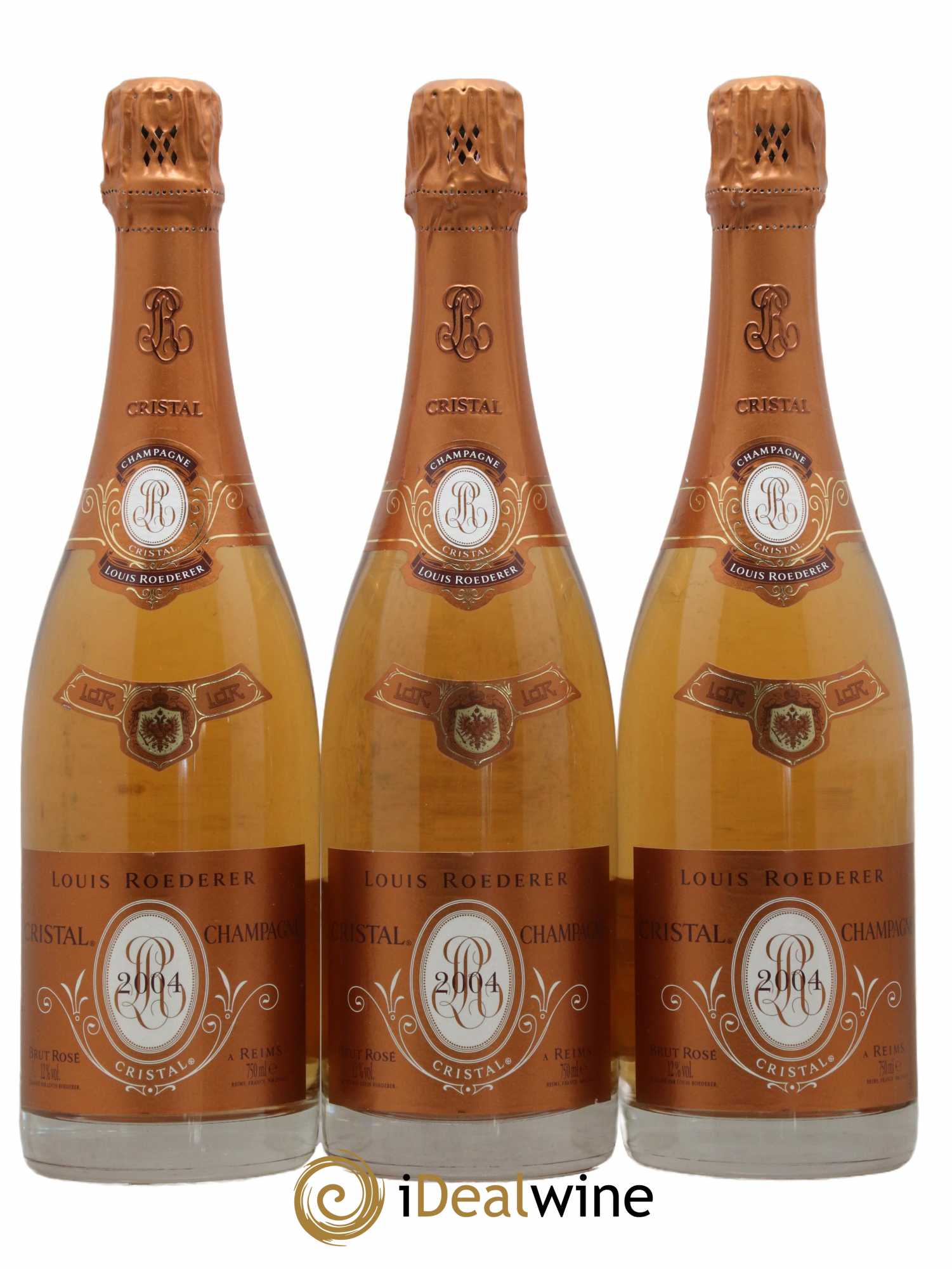 Cristal Louis Roederer 2004 - Lot de 3 bouteilles - 0