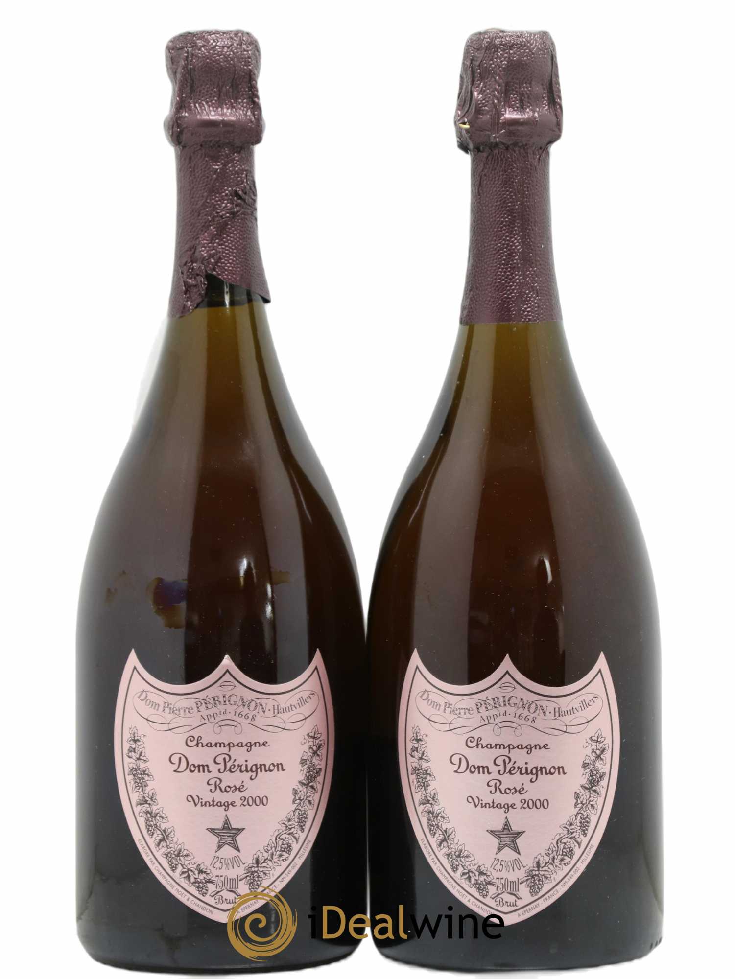 Brut Dom Pérignon 2000 - Lot de 2 bouteilles - 0