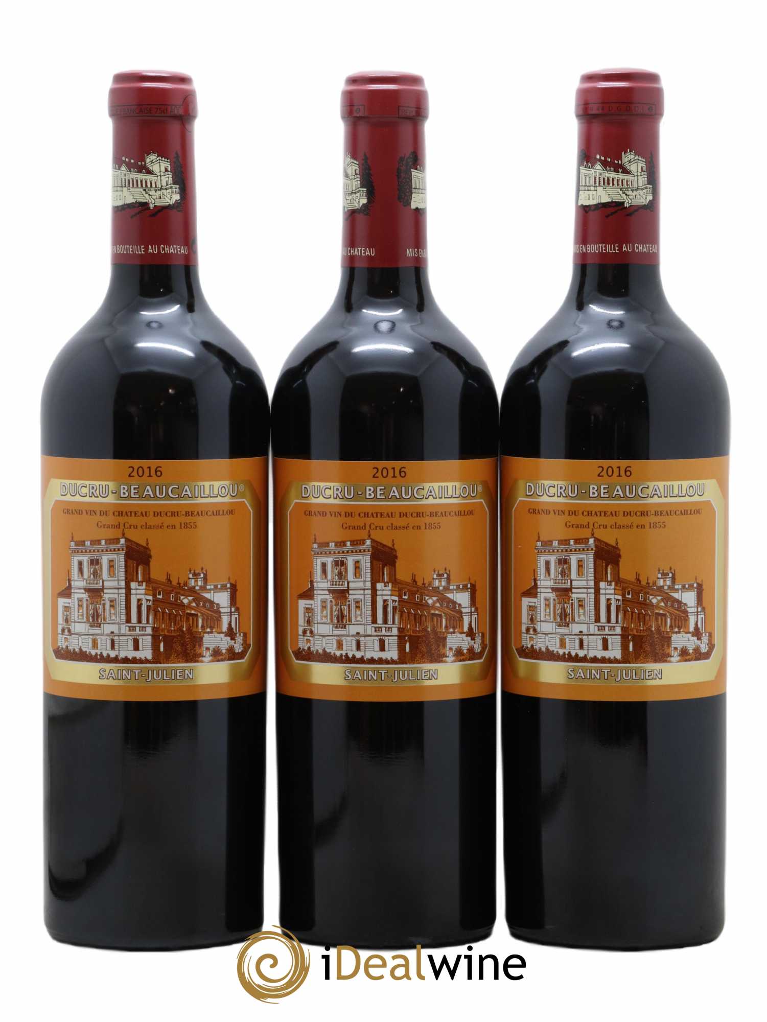 Château Ducru Beaucaillou 2ème Grand Cru Classé 2016 - Lot de 3 bouteilles - 0