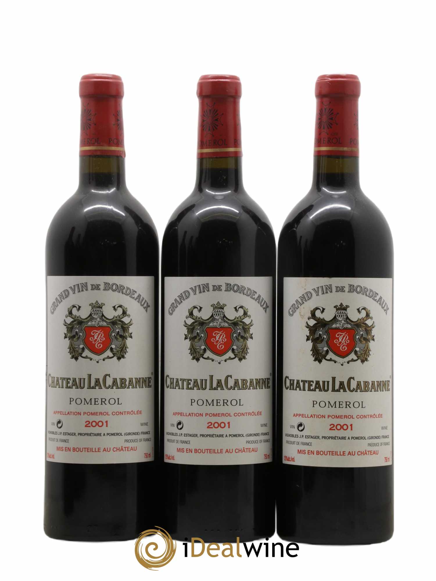 Château la Cabanne 2001 - Lot de 6 bouteilles - 2