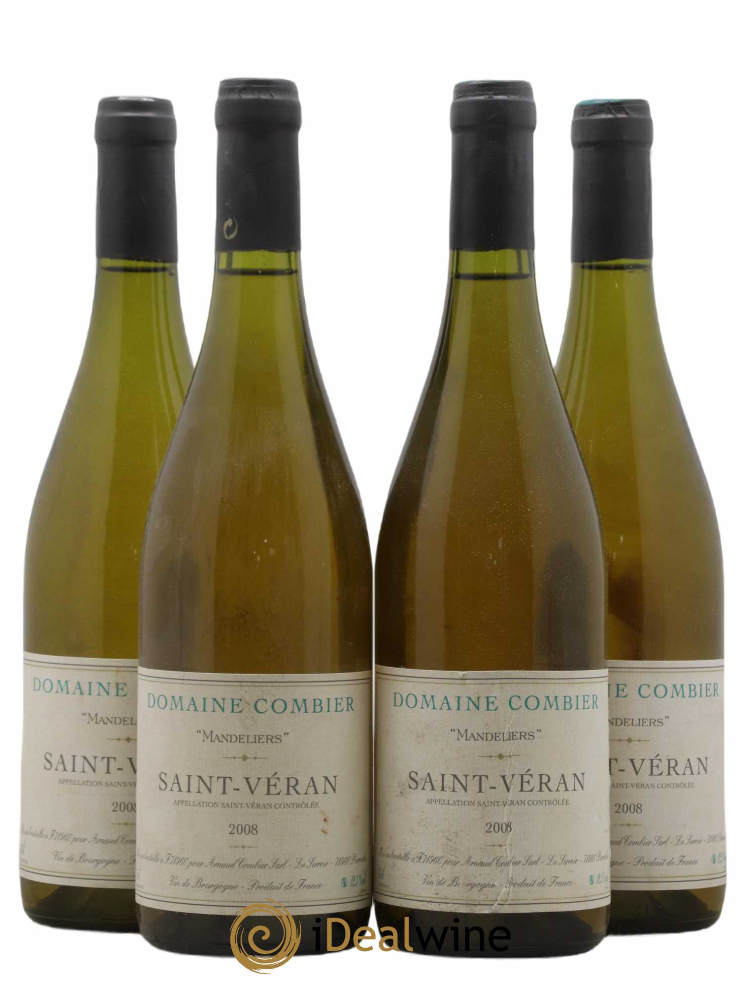 Saint-Véran Mandeliers Combier 2008 - Lot de 4 bouteilles - 0