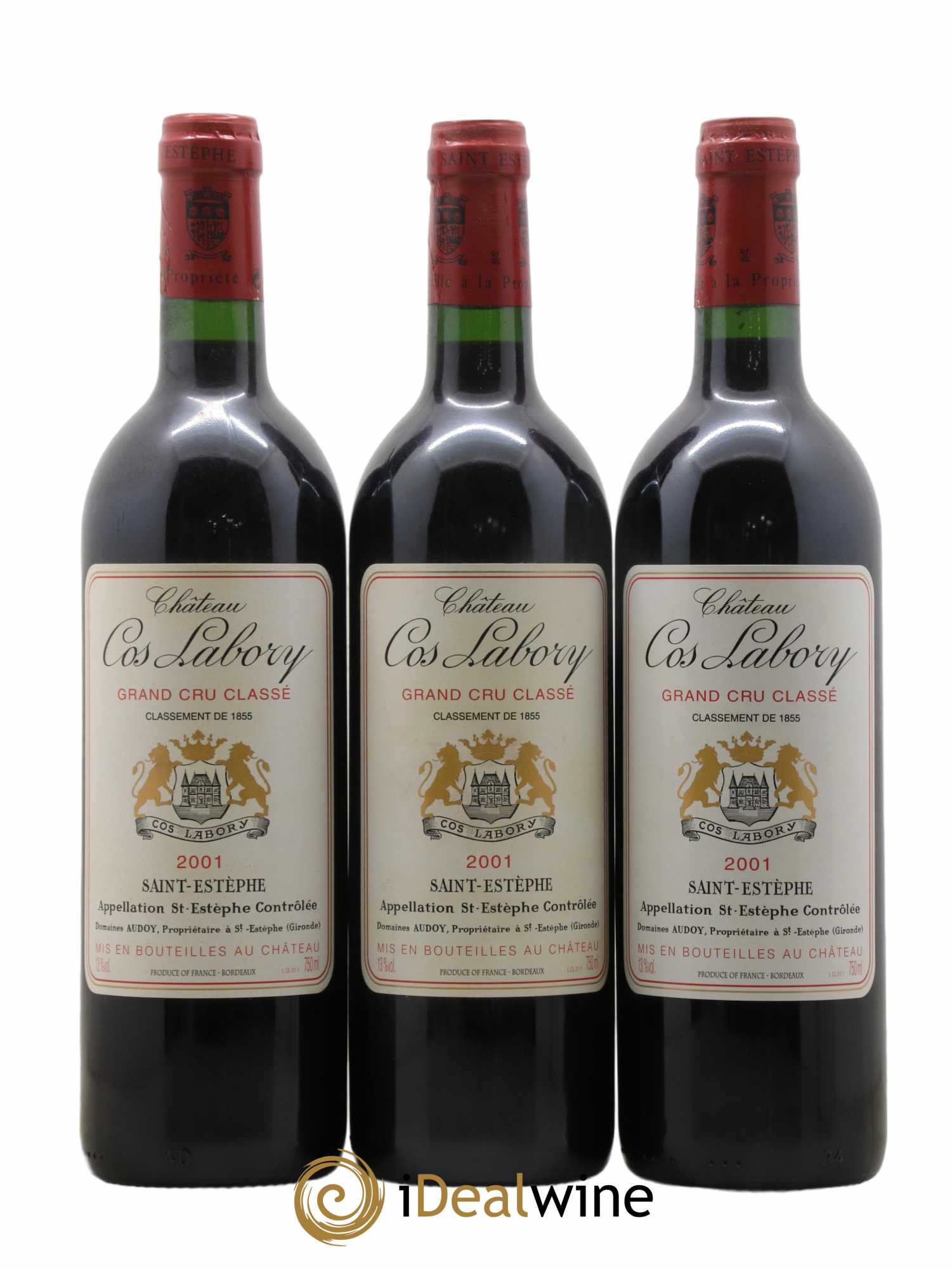 Château Cos Labory 5ème Grand Cru Classé 2001 - Lot of 12 bottles - 1
