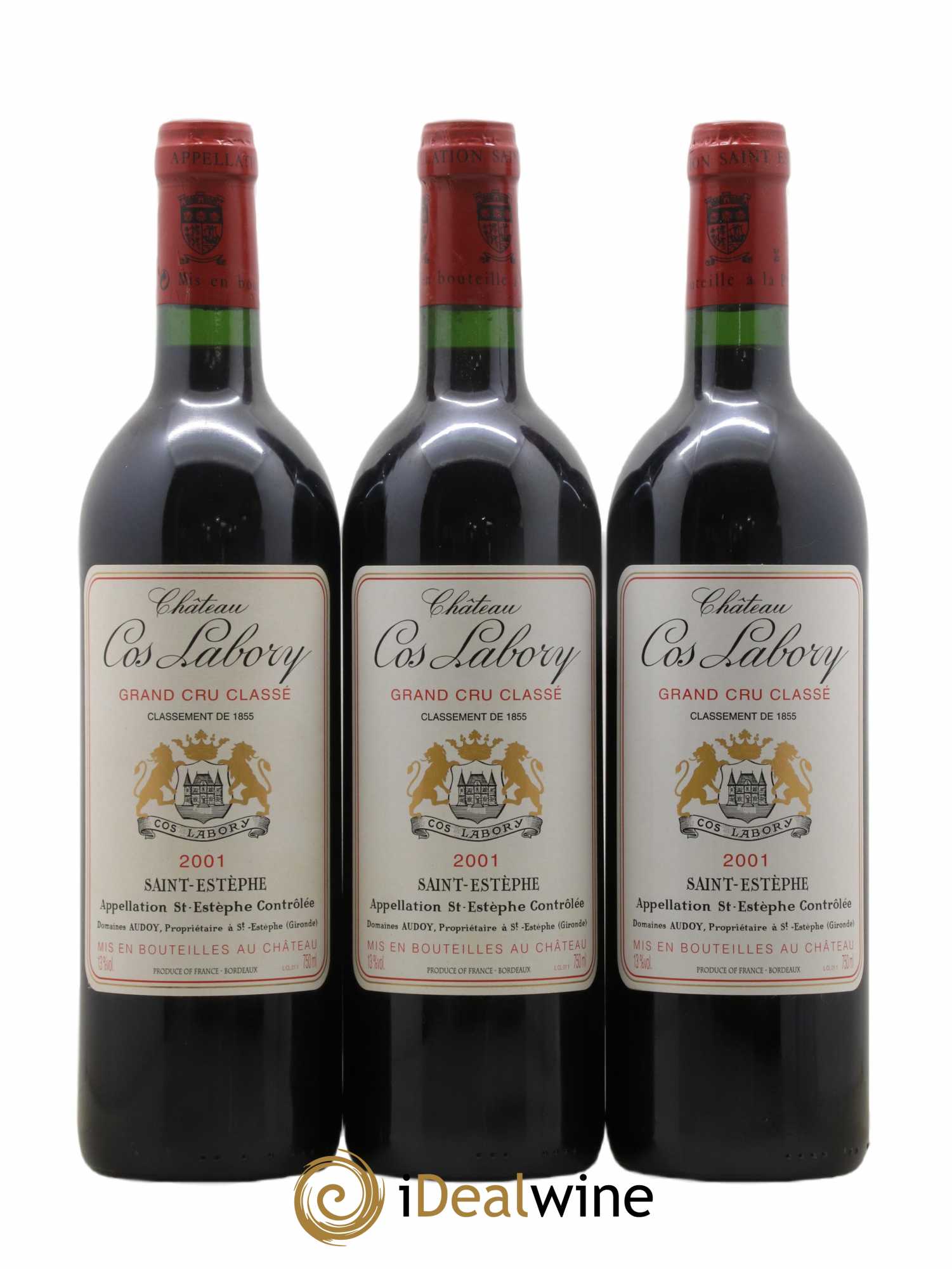 Château Cos Labory 5ème Grand Cru Classé 2001 - Lot of 12 bottles - 3