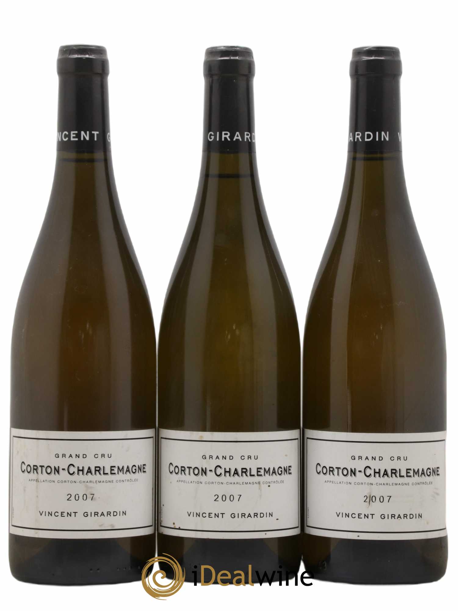 Corton-Charlemagne Grand Cru Vincent Girardin (Domaine) 2007 - Lot of 3 bottles - 0