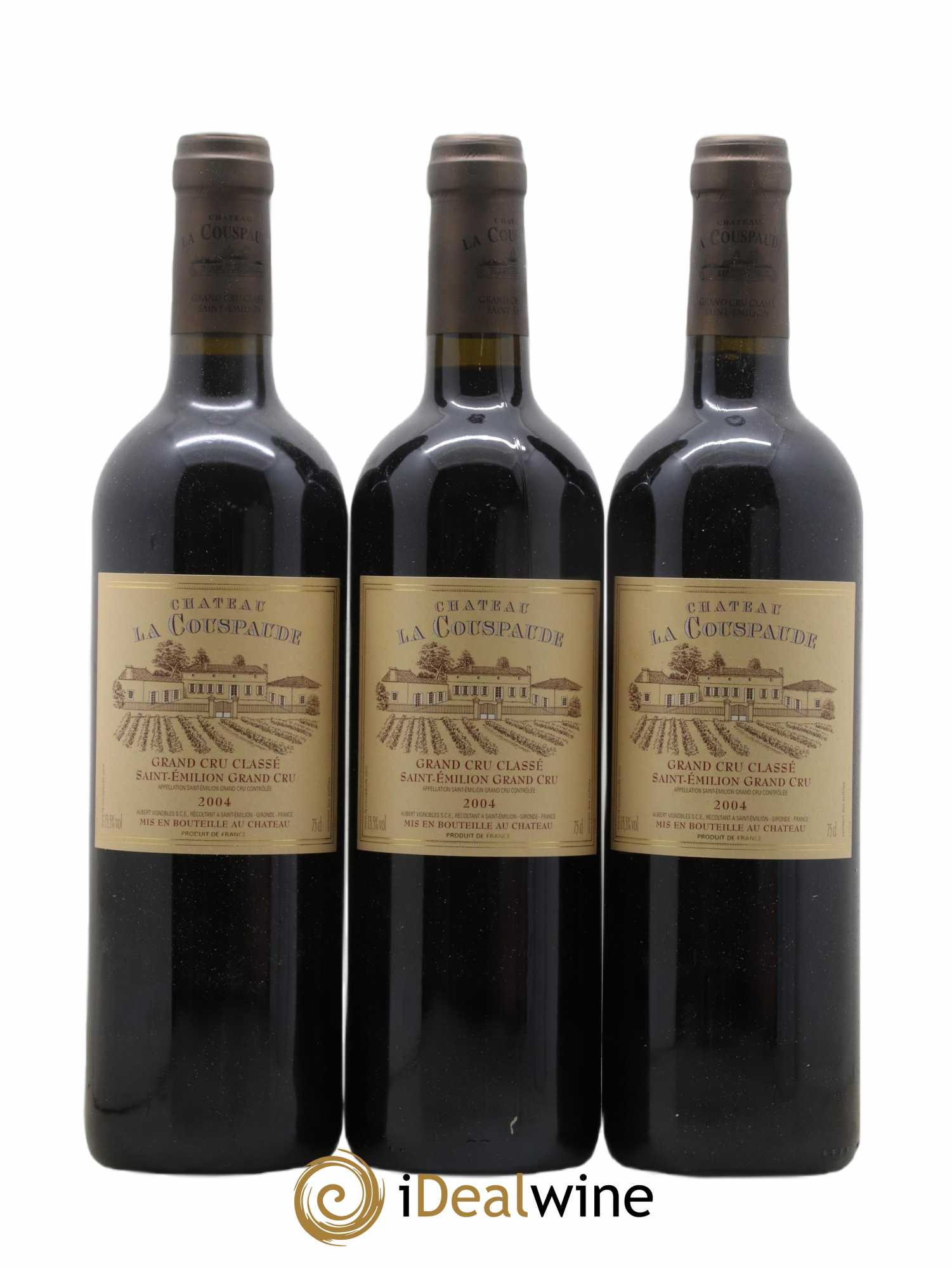 Château la Couspaude Grand Cru Classé 2004 - Lot of 12 bottles - 1