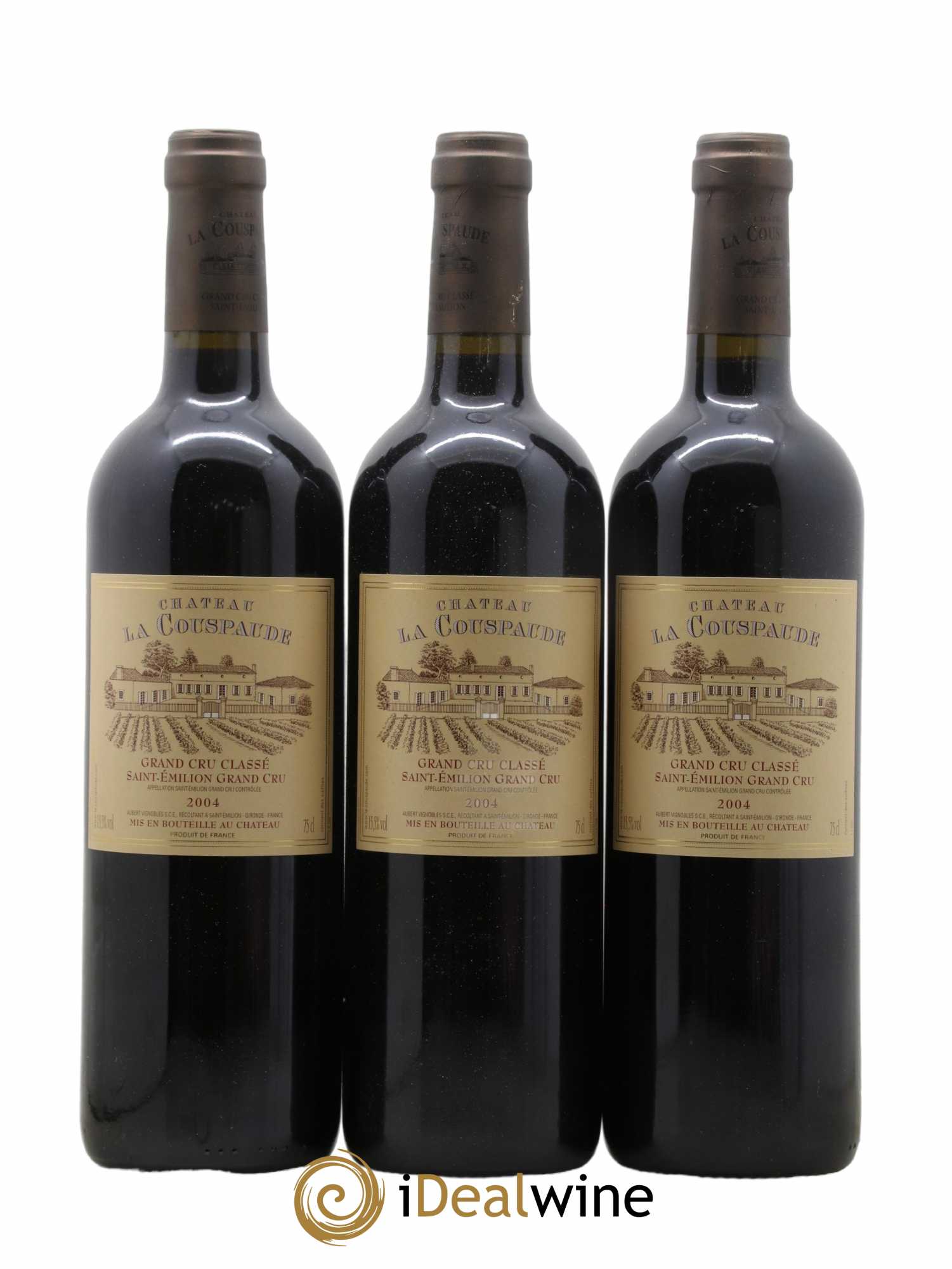 Château la Couspaude Grand Cru Classé 2004 - Lot of 12 bottles - 2