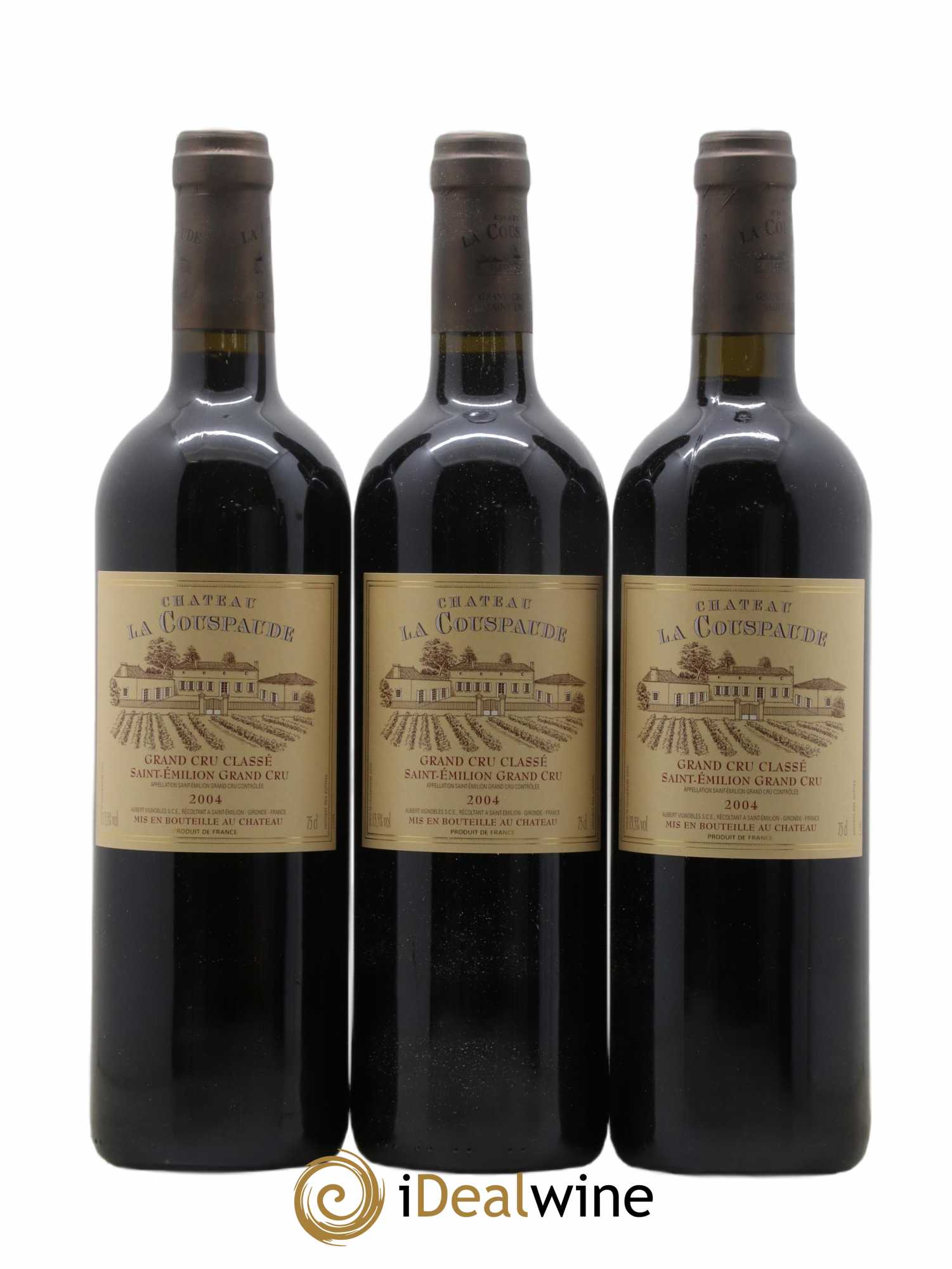 Château la Couspaude Grand Cru Classé 2004 - Lot of 12 bottles - 3