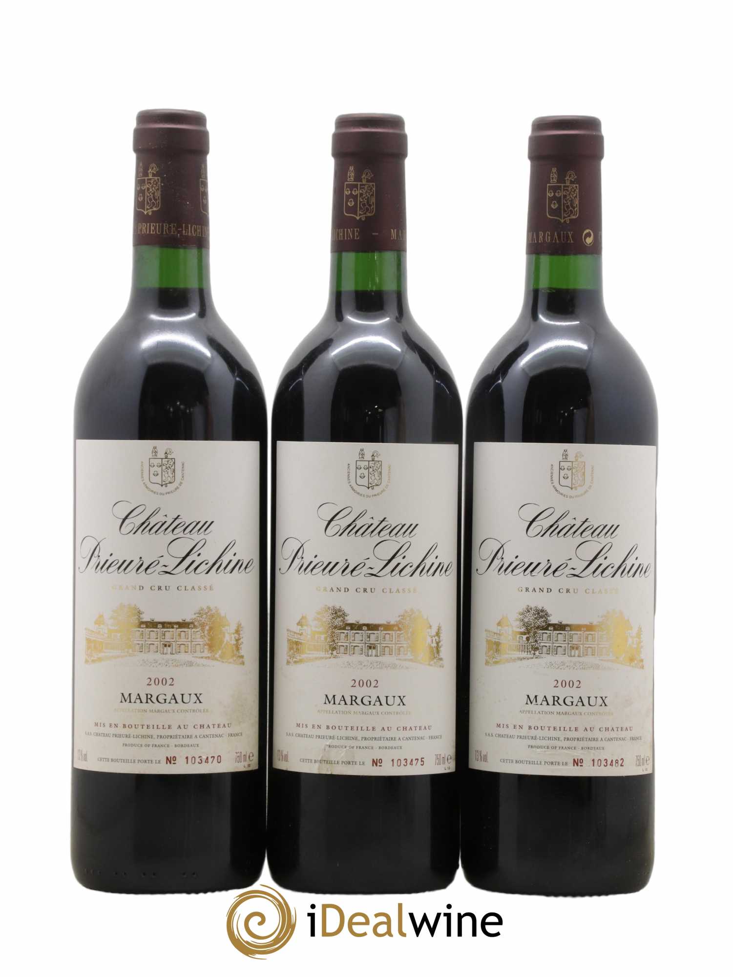 Château Prieuré Lichine 4ème Grand Cru Classé 2002 - Lot de 12 bouteilles - 2