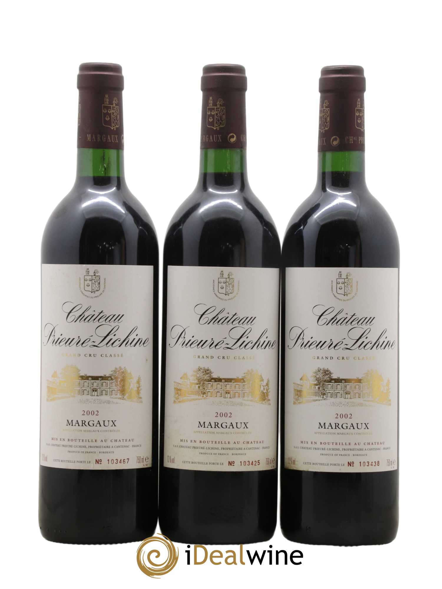 Château Prieuré Lichine 4ème Grand Cru Classé 2002 - Lot de 12 bouteilles - 3