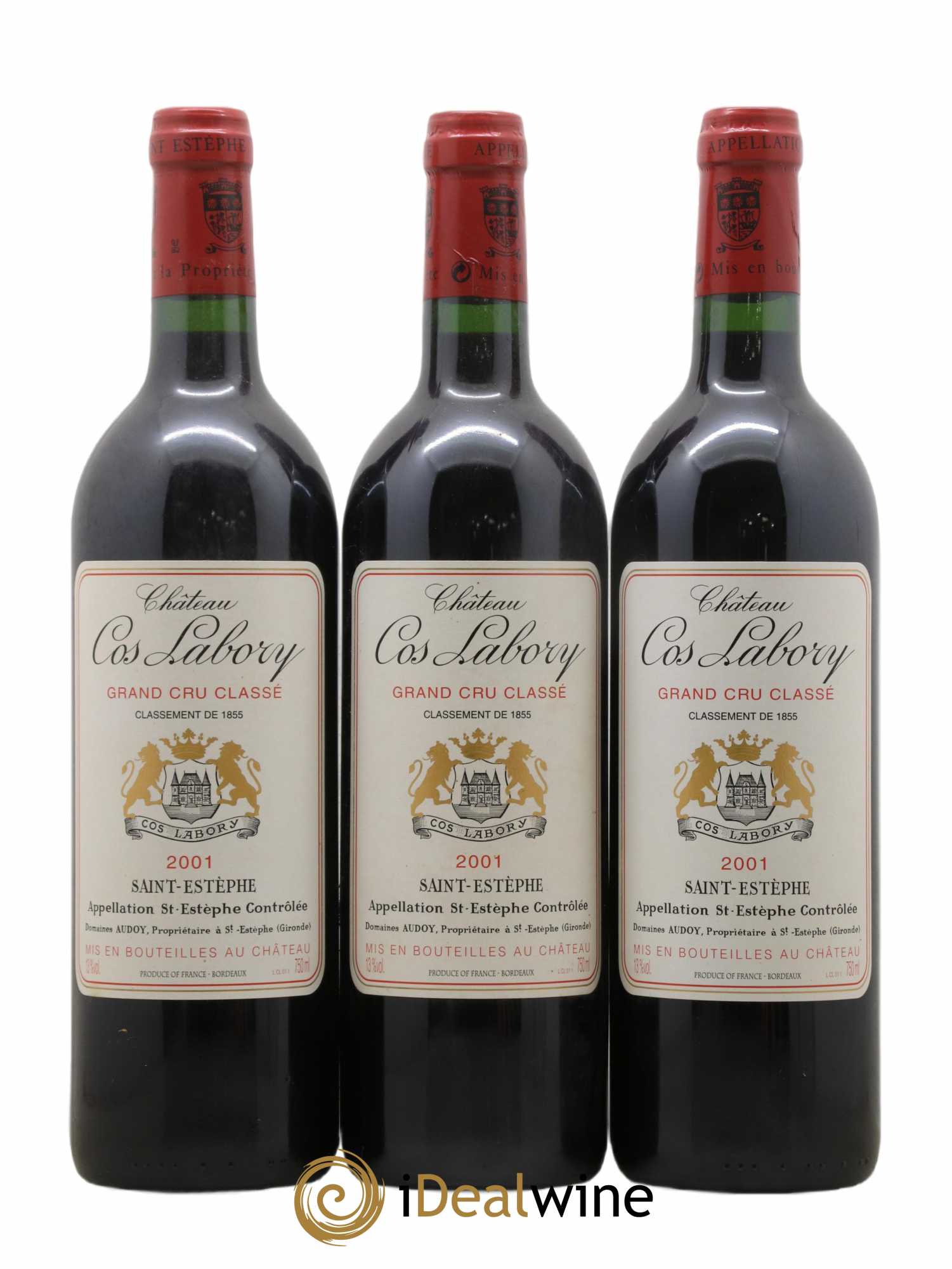 Château Cos Labory 5ème Grand Cru Classé 2001 - Lot of 12 bottles - 1