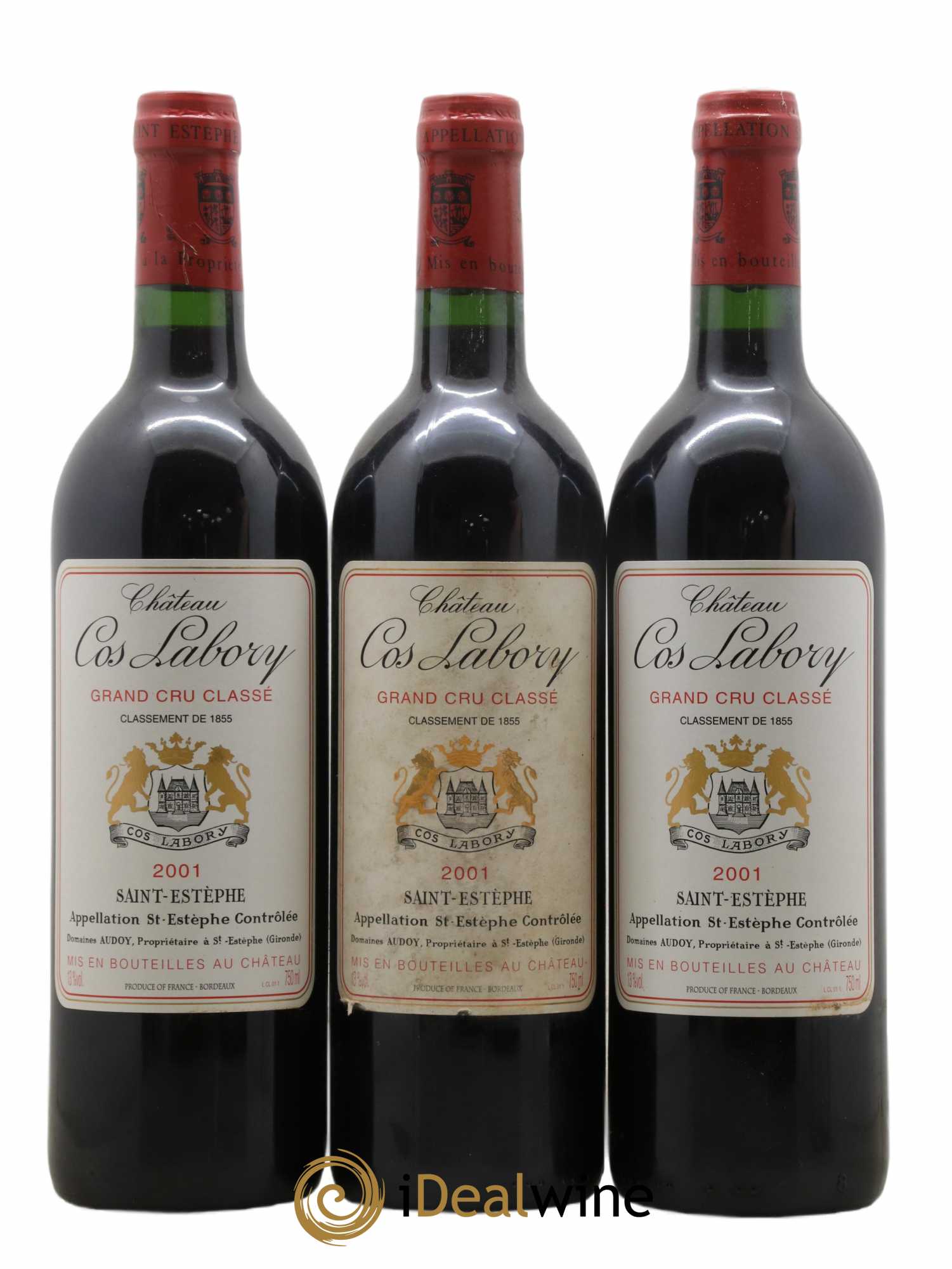 Château Cos Labory 5ème Grand Cru Classé 2001 - Lot of 12 bottles - 2