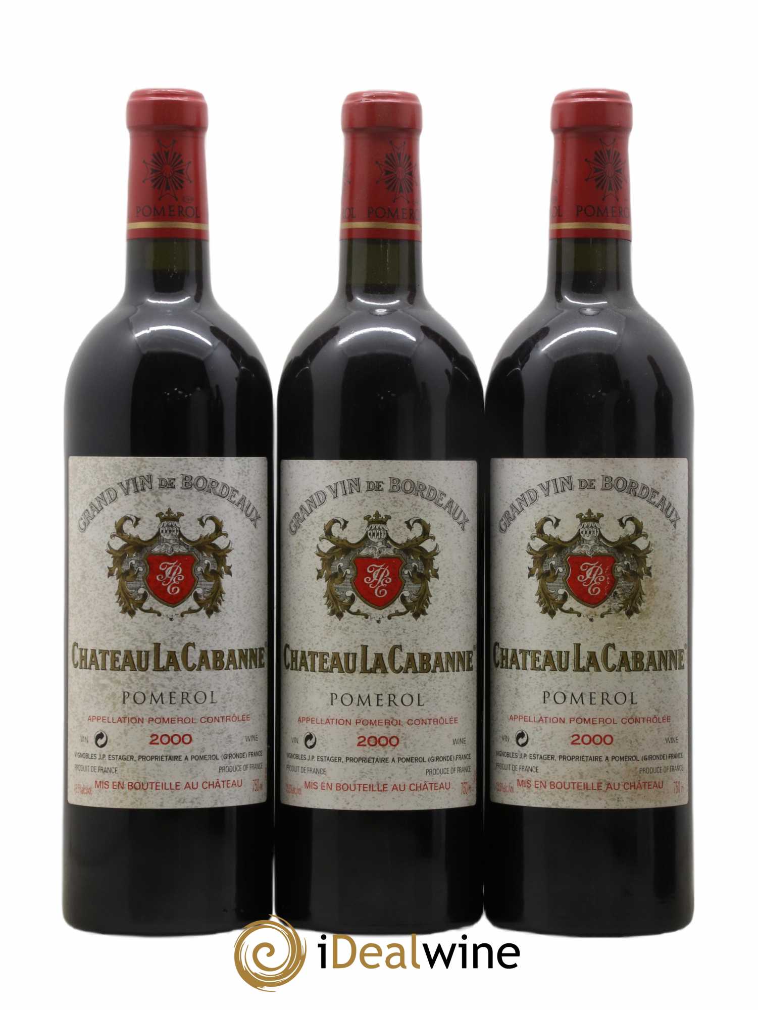 Château la Cabanne 2000 - Lot de 6 bouteilles - 2